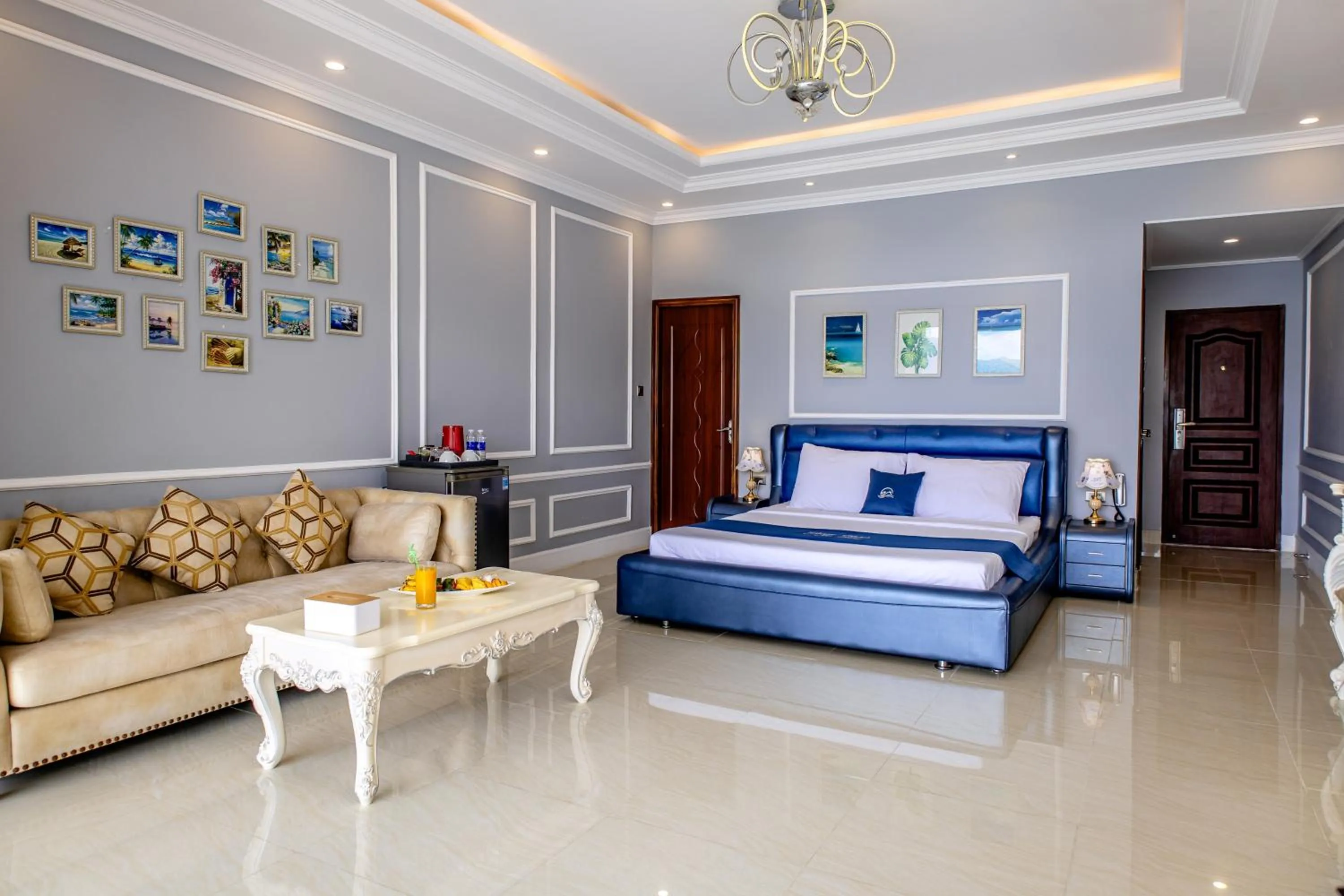 Bed in Green Oasis Nha Trang Resort