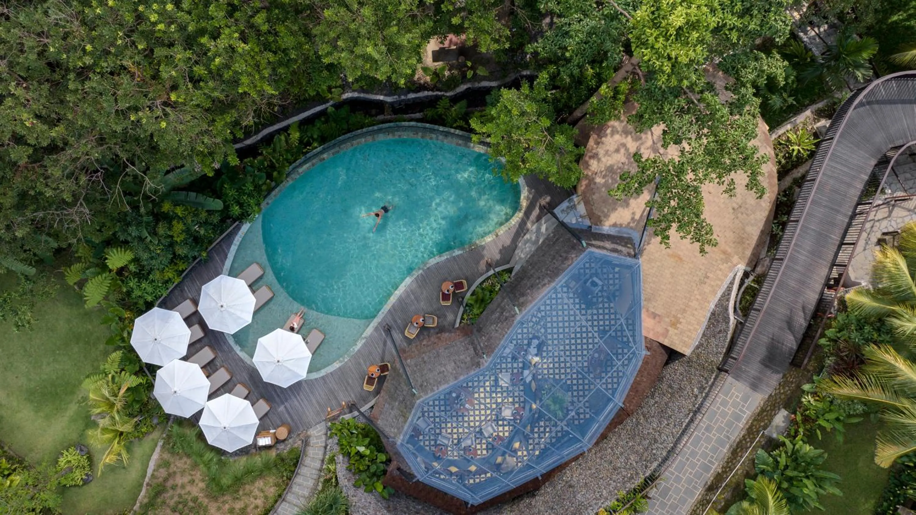 Bird's eye view in The Wapa Lux Tent