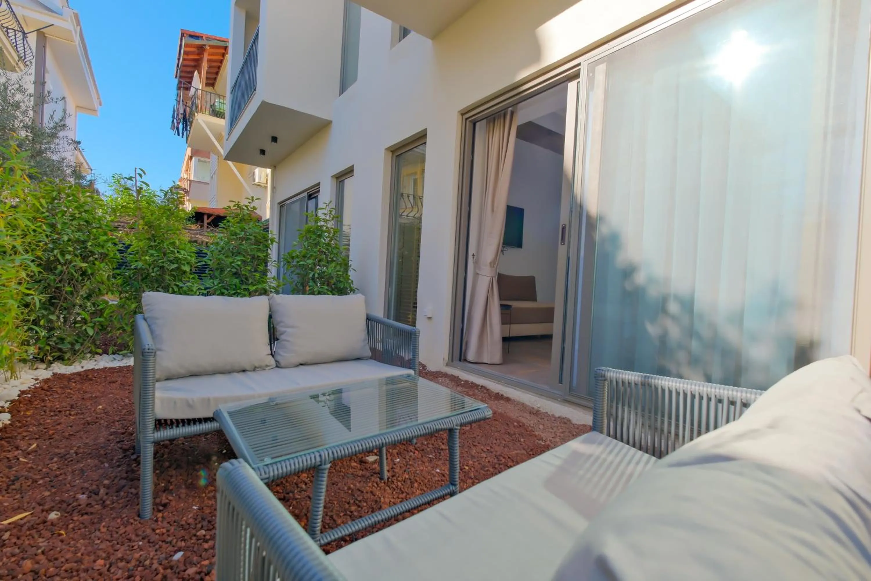 Patio in Nakas Hotel