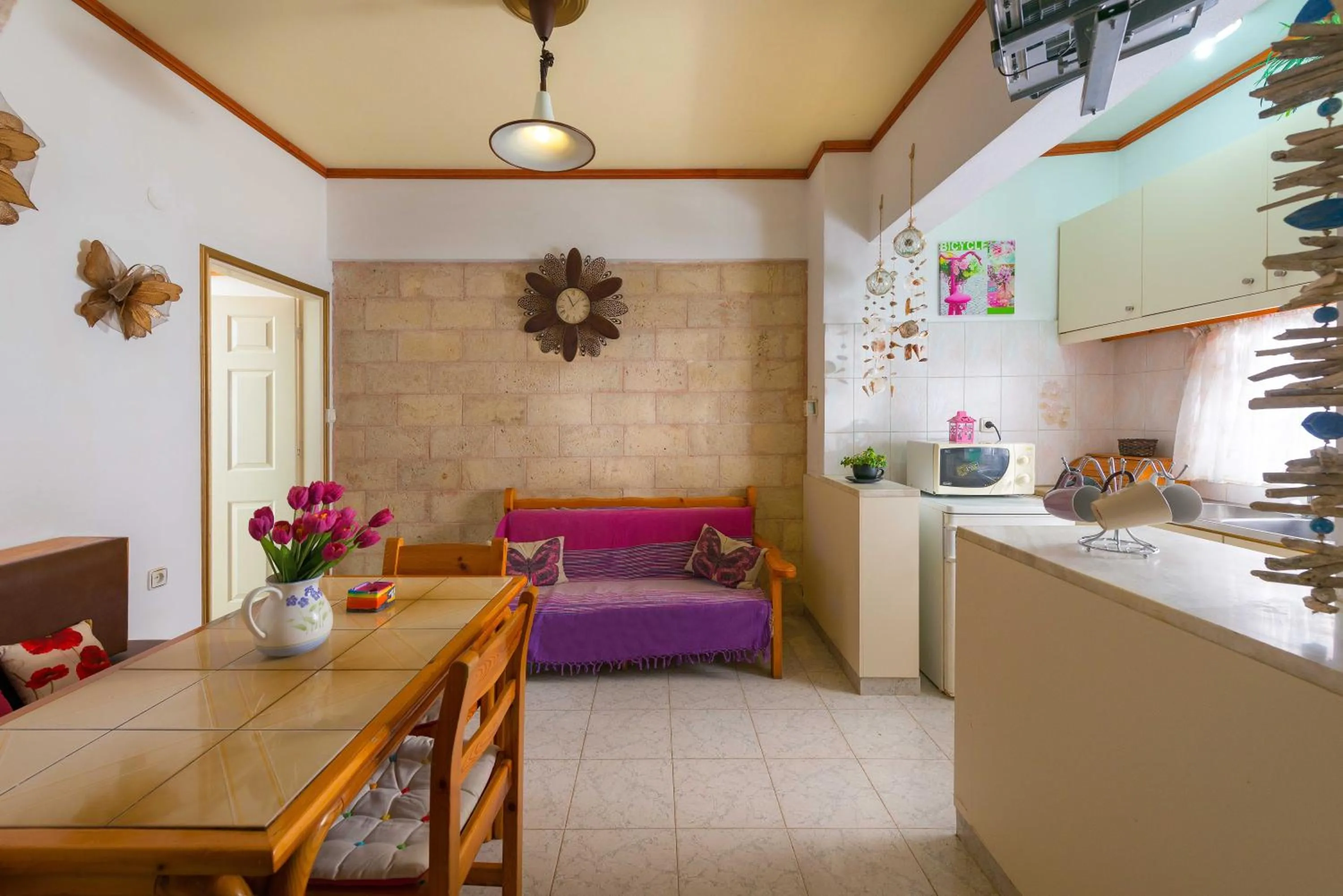 Kitchen or kitchenette in Melody Studios Faliraki