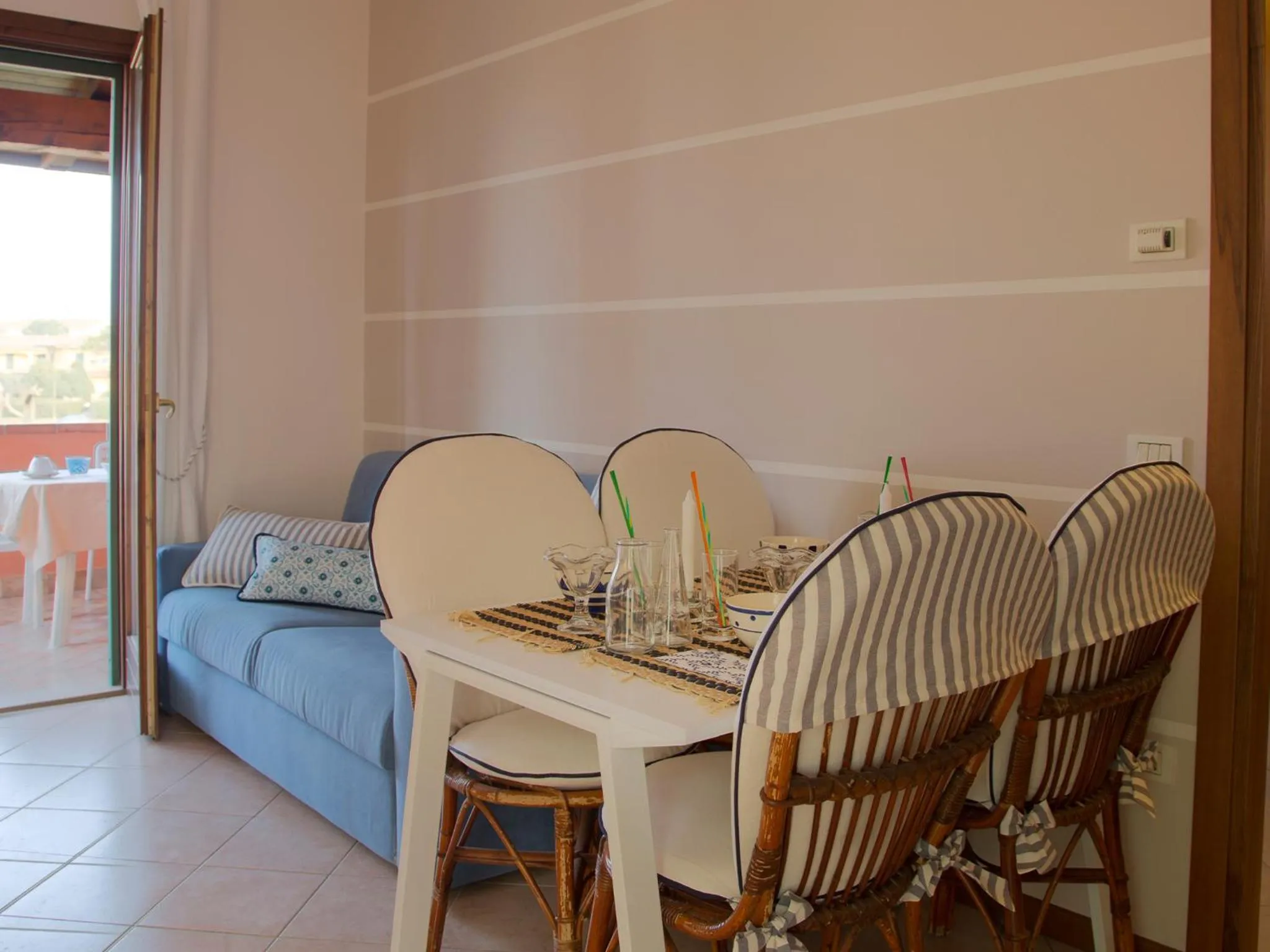 Dining area in BellaSirmione Holiday Apartments