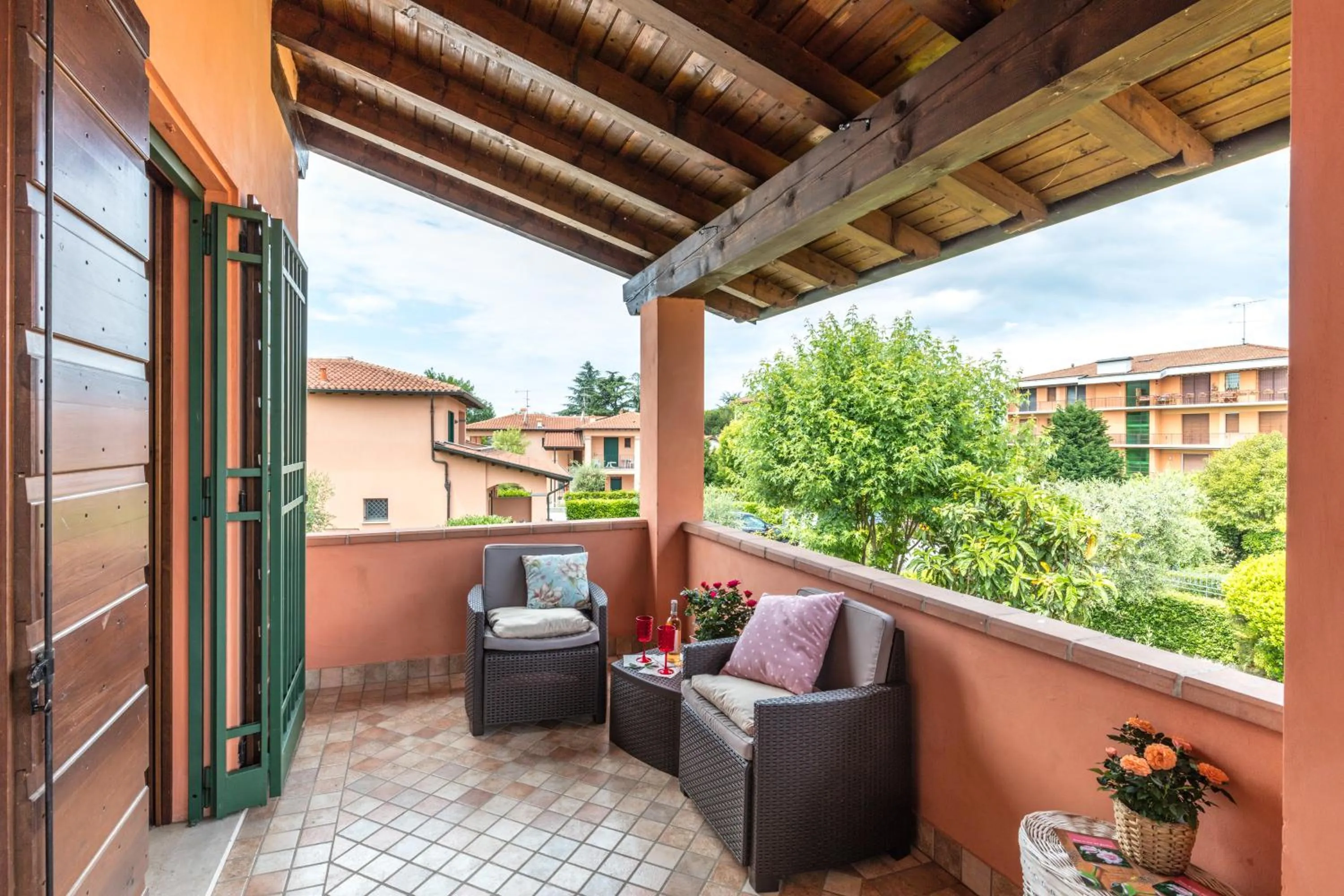 Balcony/Terrace in BellaSirmione Holiday Apartments