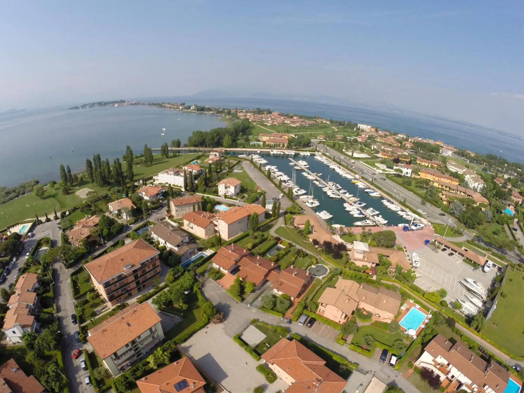Bird's eye view in BellaSirmione Holiday Apartments