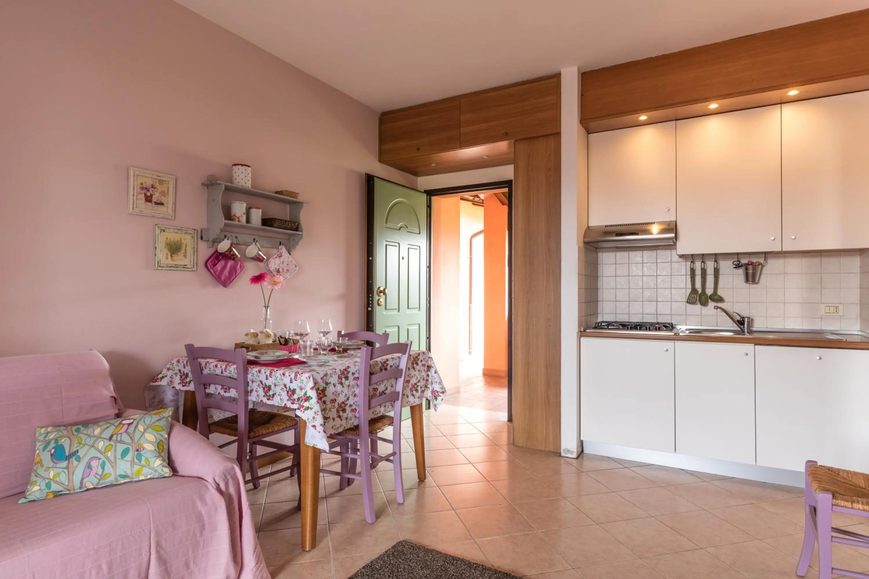 Kitchen or kitchenette in BellaSirmione Holiday Apartments