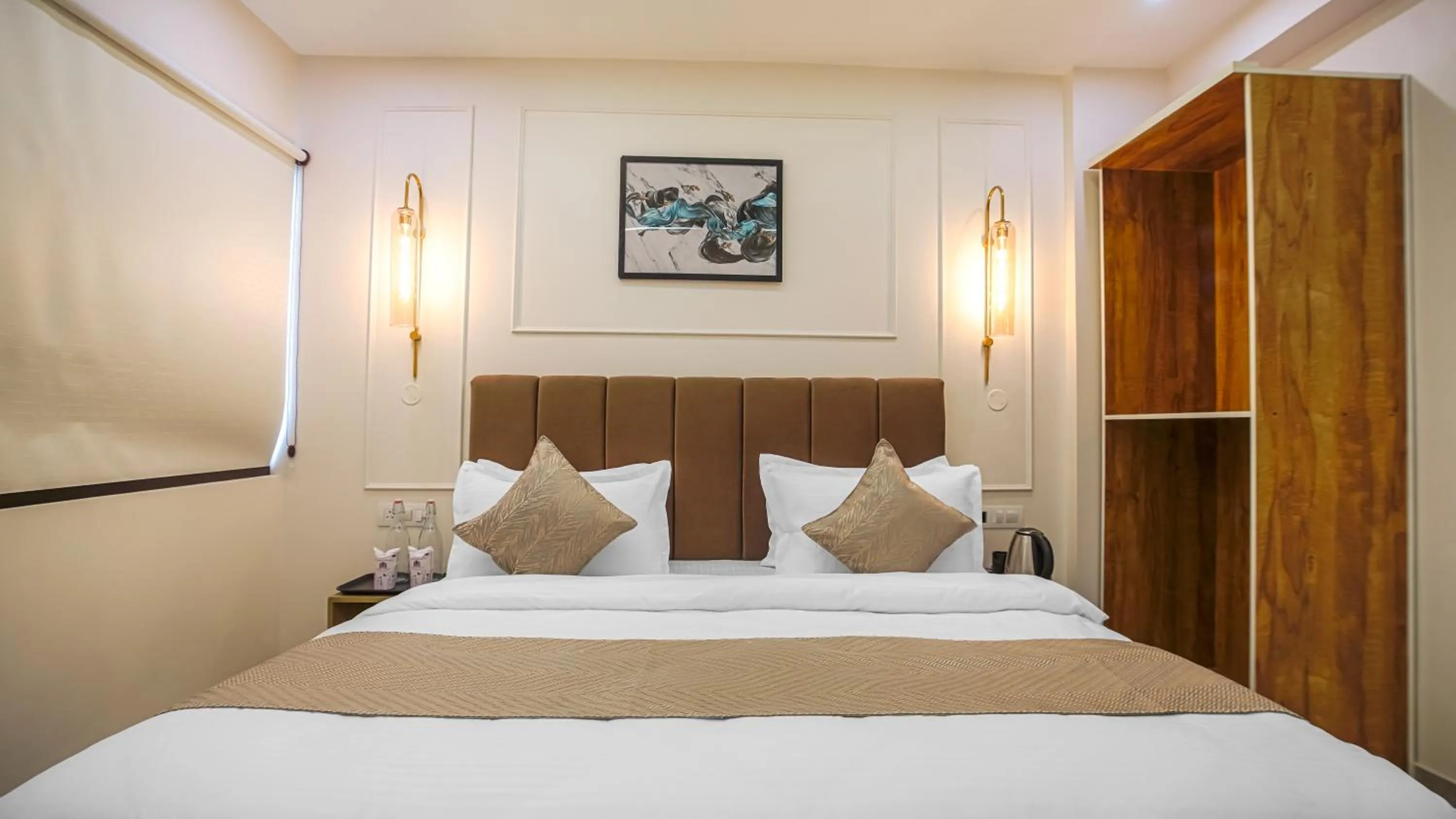 Bedroom, Bed in Perfectstayz Premium Varanasi