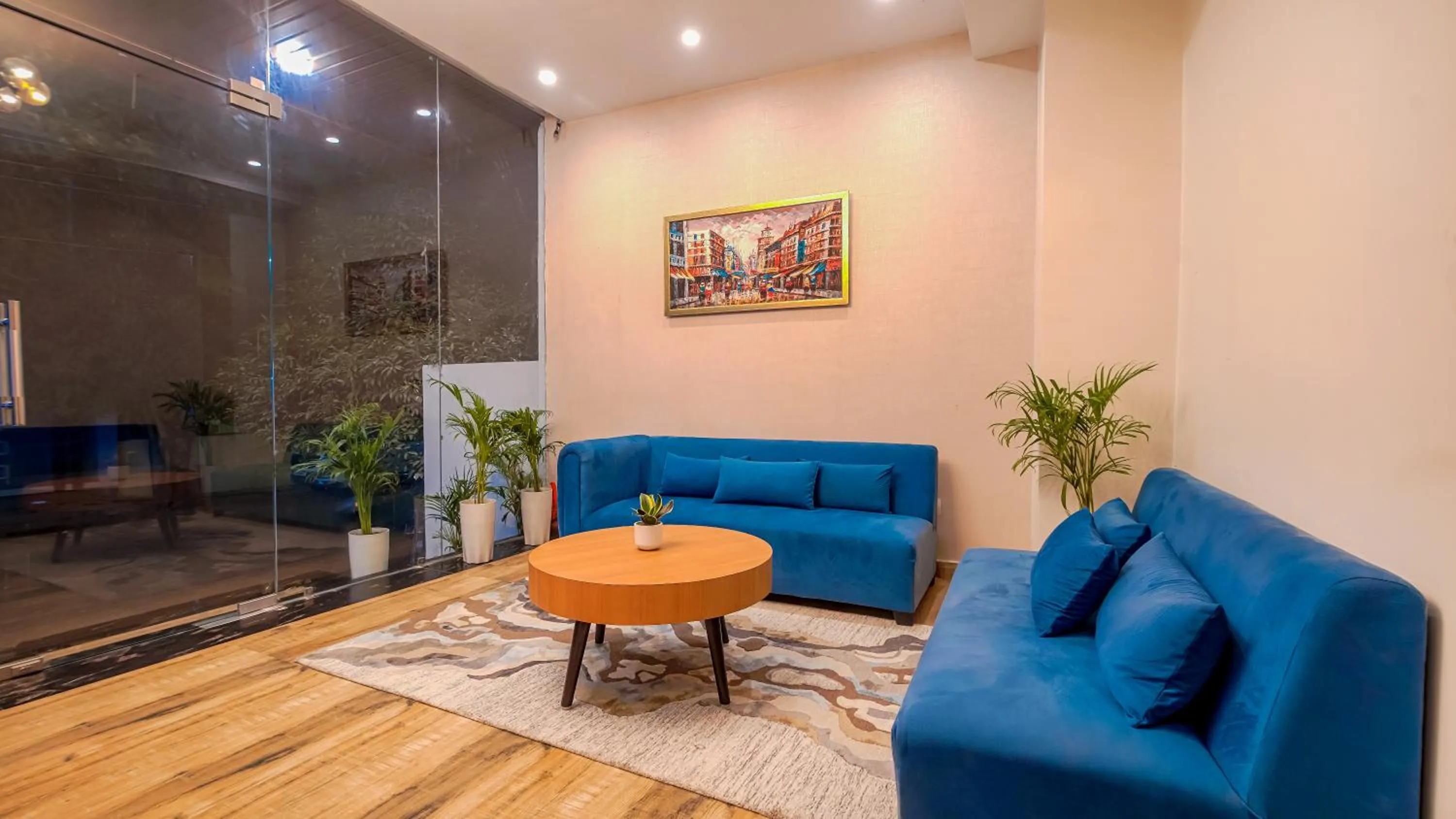 Lobby or reception in Perfectstayz Premium Varanasi