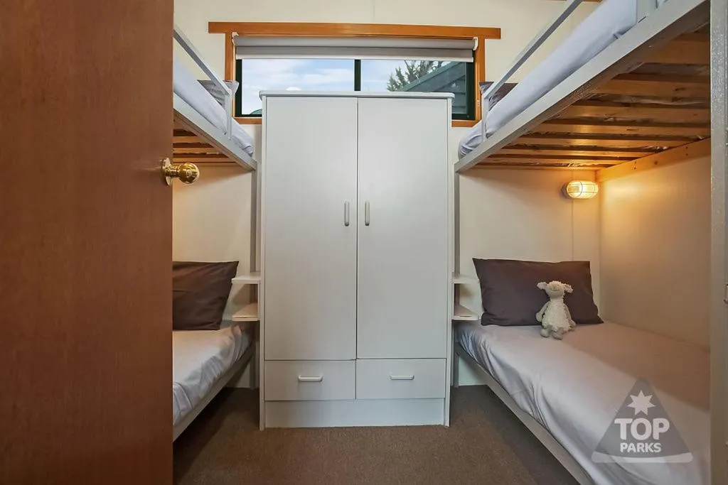Bed in Port Fairy Holiday Park