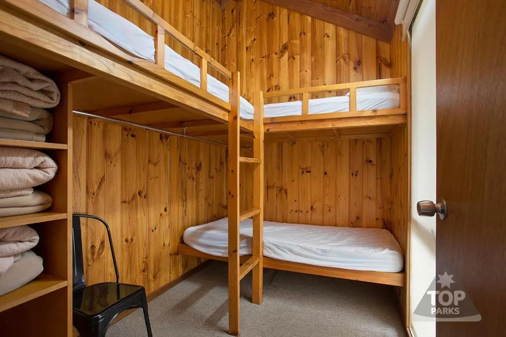 Bed in Port Fairy Holiday Park