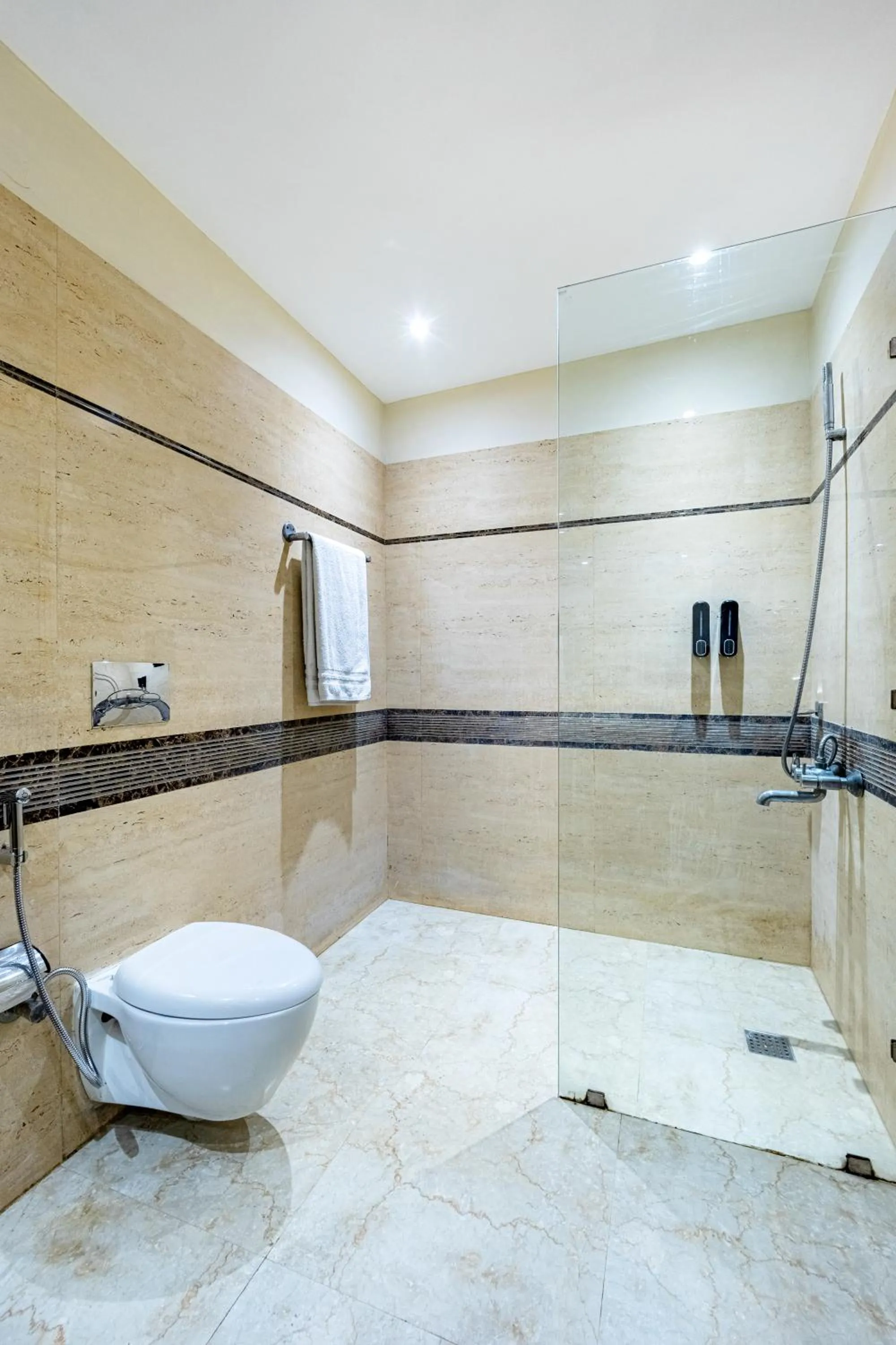 Shower in Alaya Stays Hotel Emperor Palms