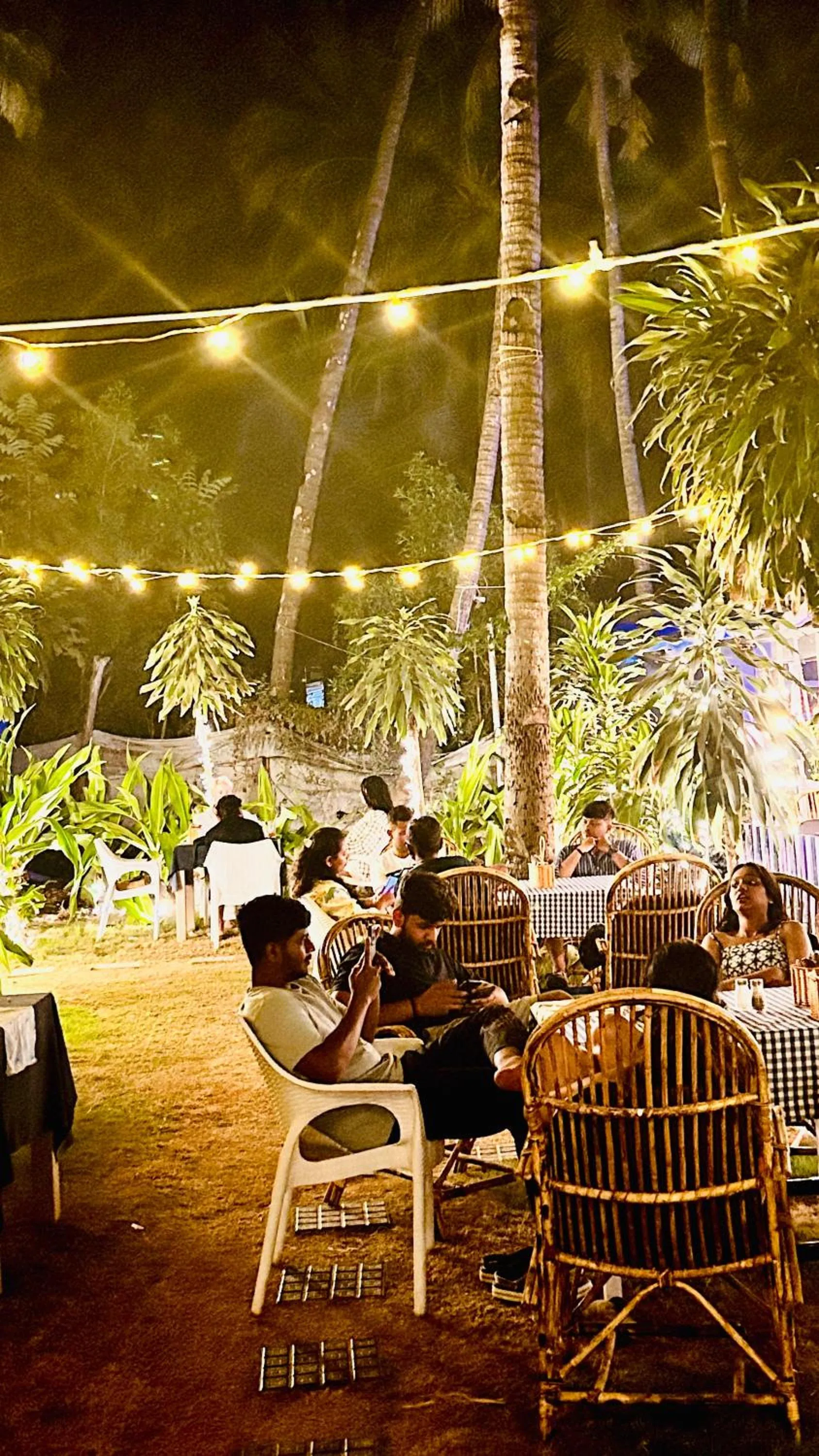Restaurant/places to eat in Garden Aroma Palolem, Beachside Hostel & Cafe Bar