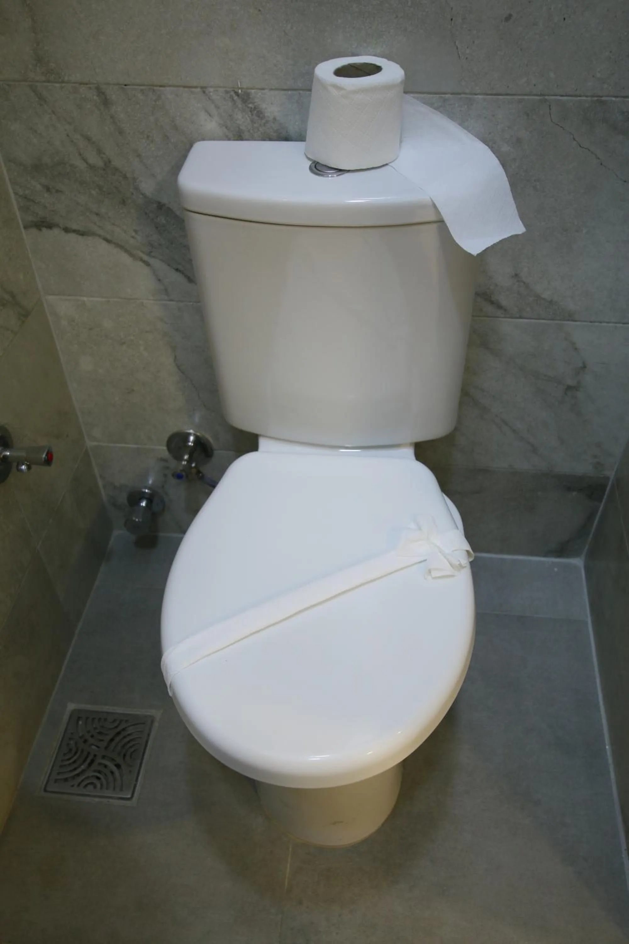 Toilet in Cairo Crown Hotel