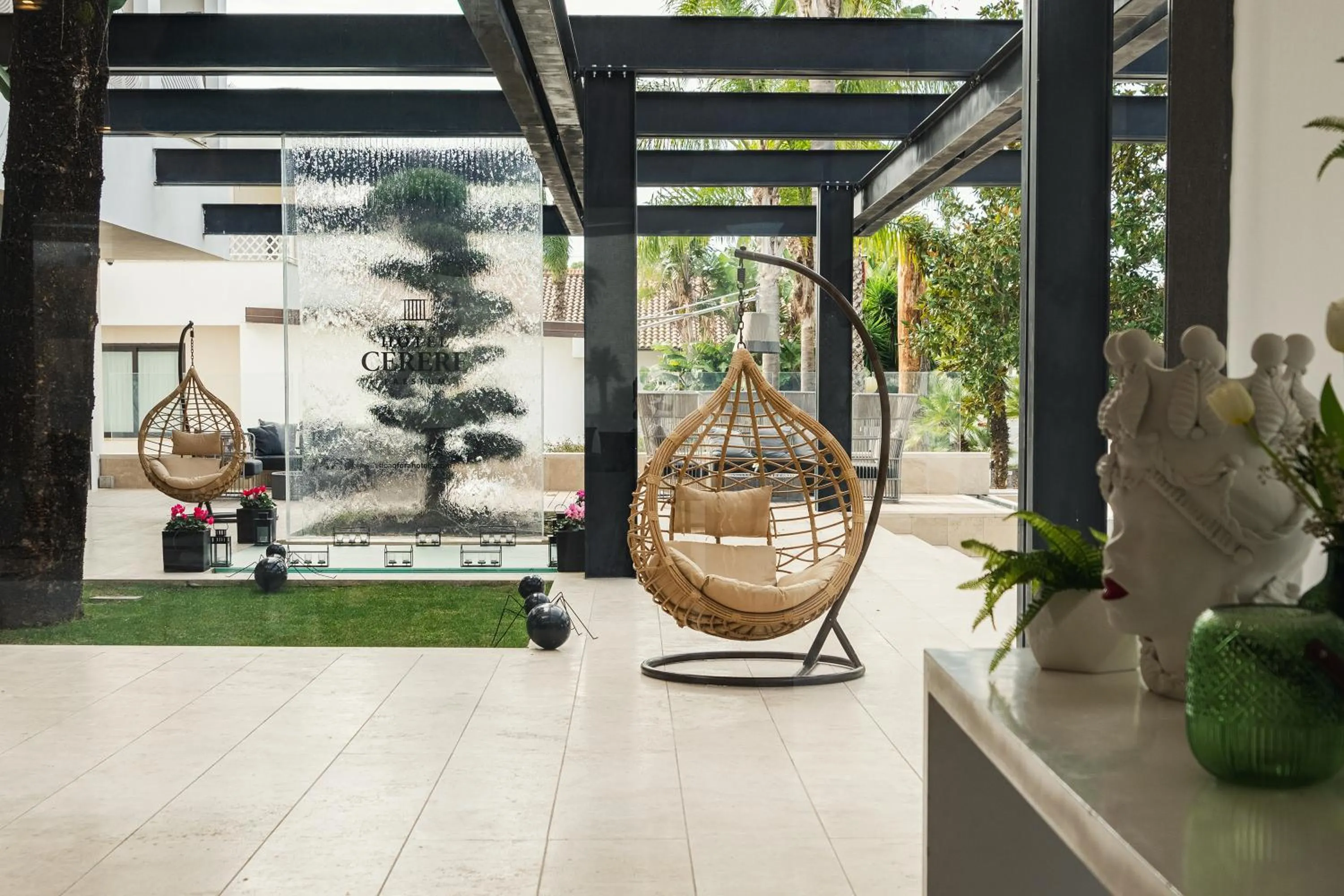 Patio in Hotel Cerere