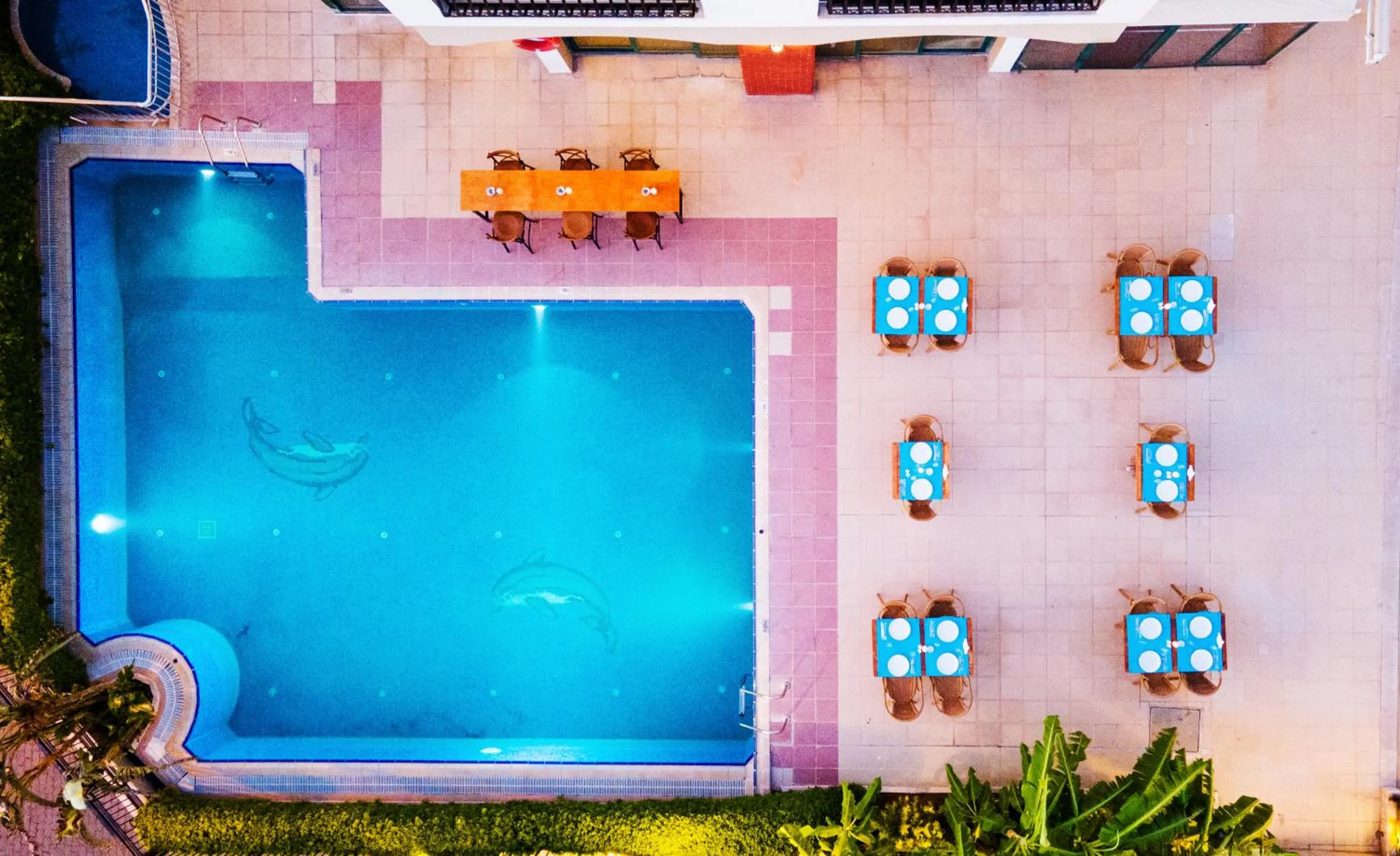 Pool View in Aegean Princess Apartments And Studio