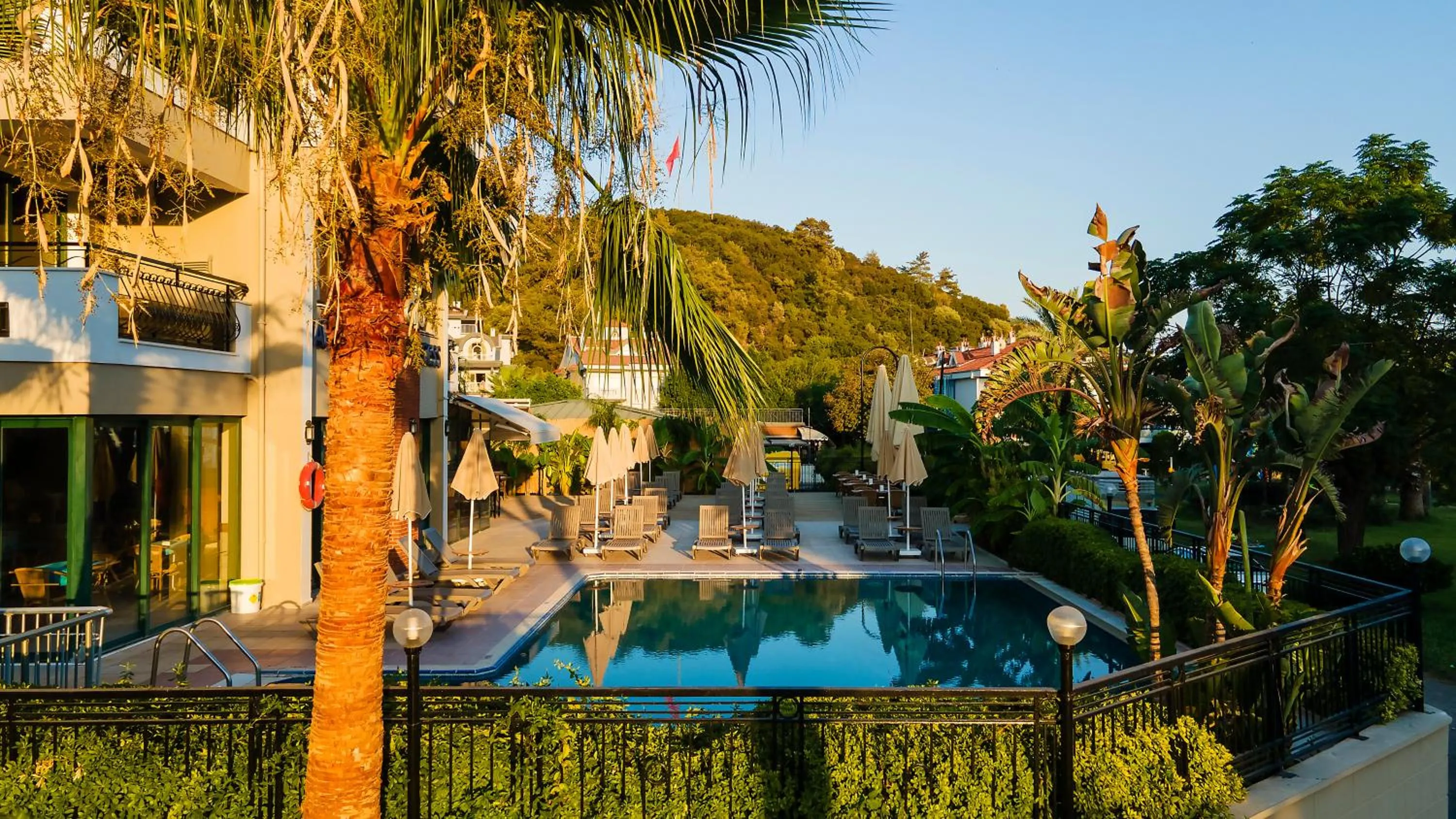 Pool View in Aegean Princess Apartments And Studio