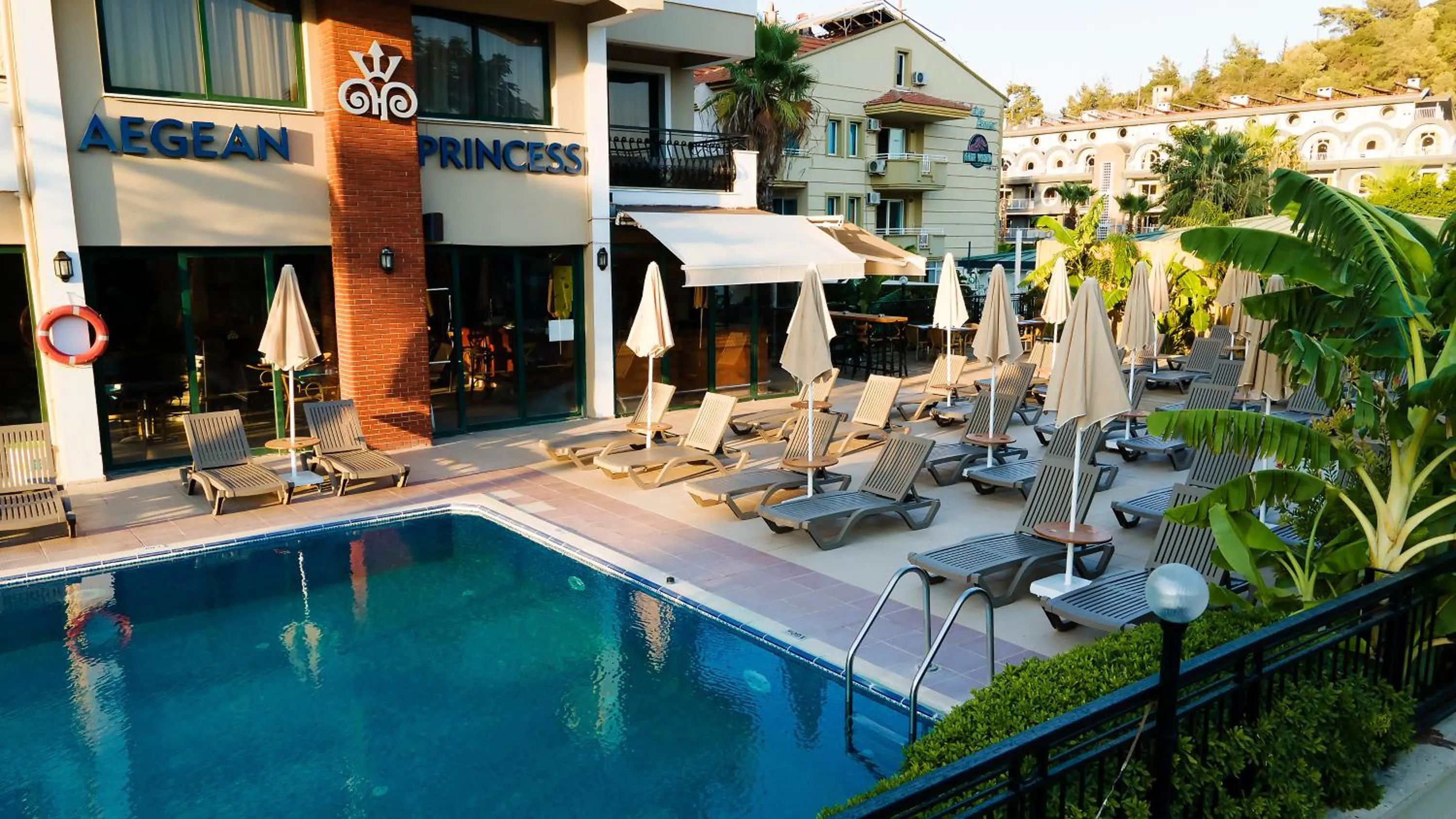 Swimming Pool in Aegean Princess Apartments And Studio