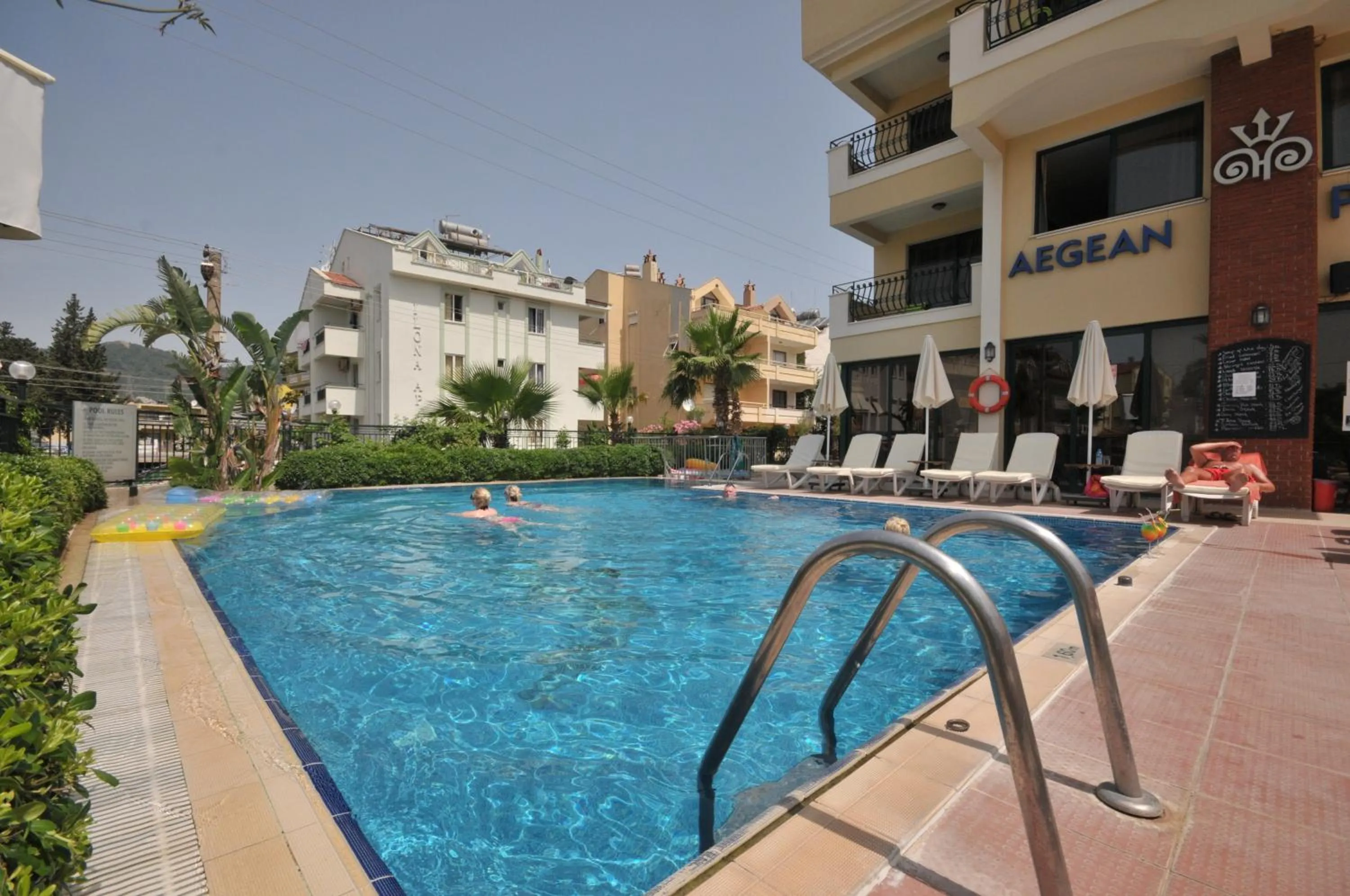 Swimming Pool in Aegean Princess Apartments And Studio