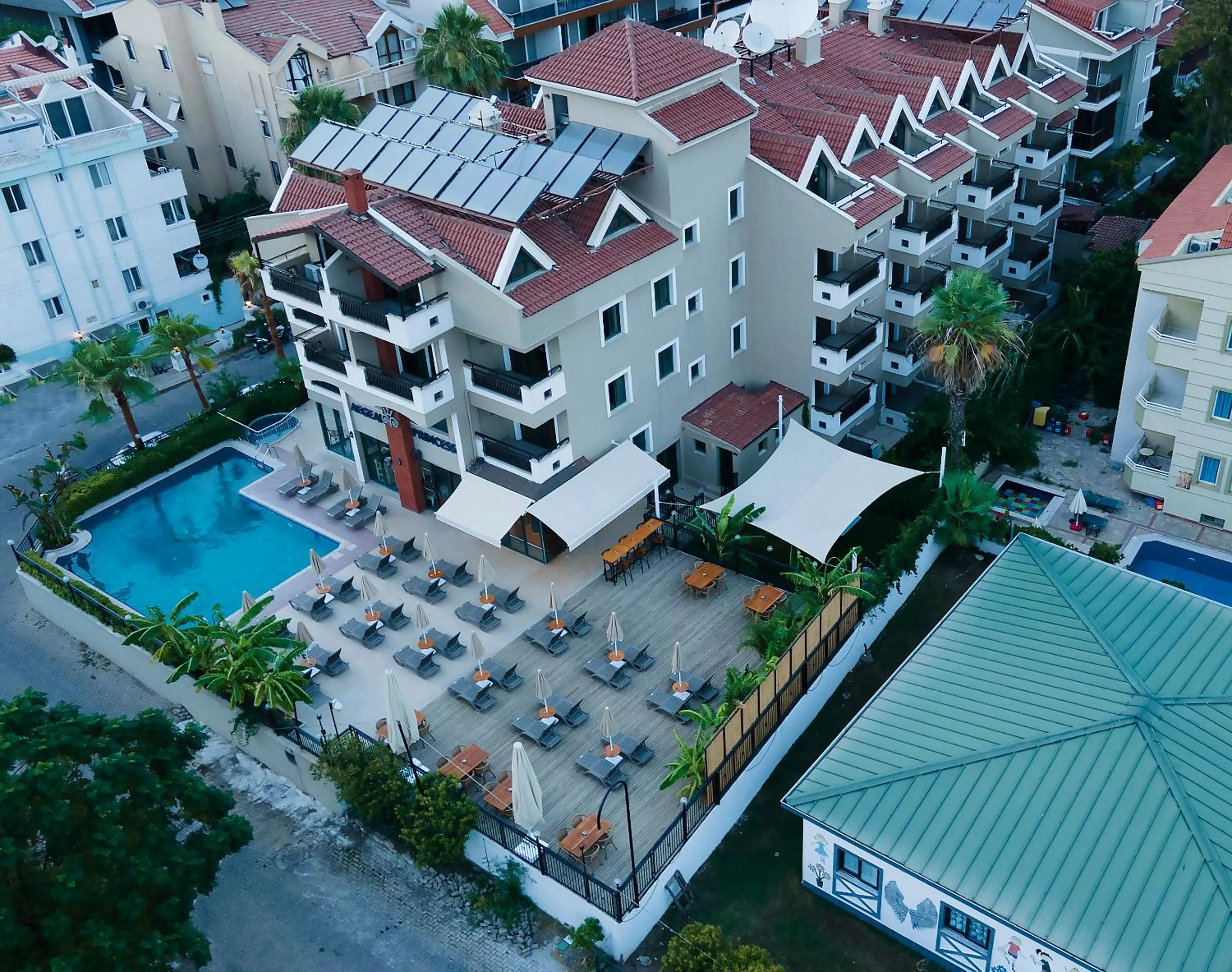 Bird's-eye View in Aegean Princess Apartments And Studio