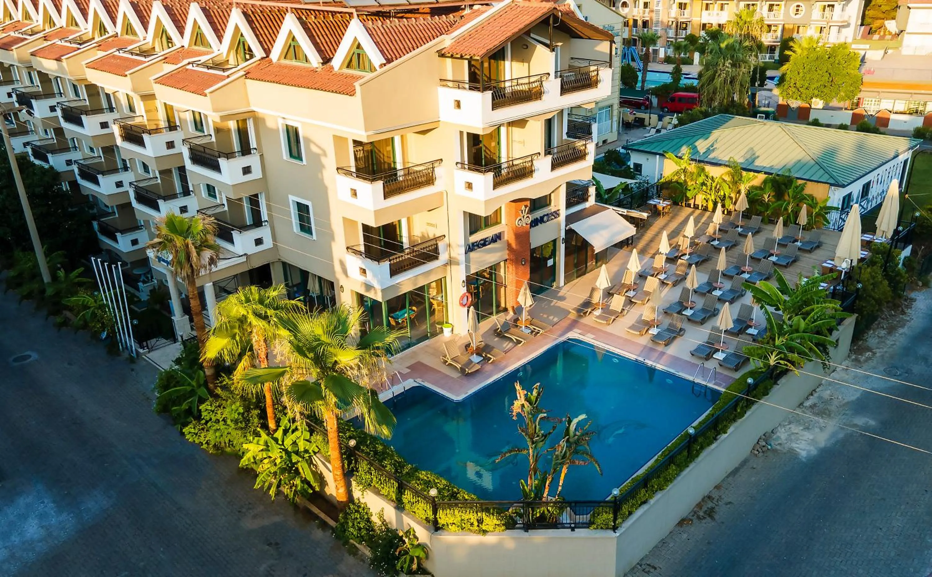 Bird's-eye View in Aegean Princess Apartments And Studio