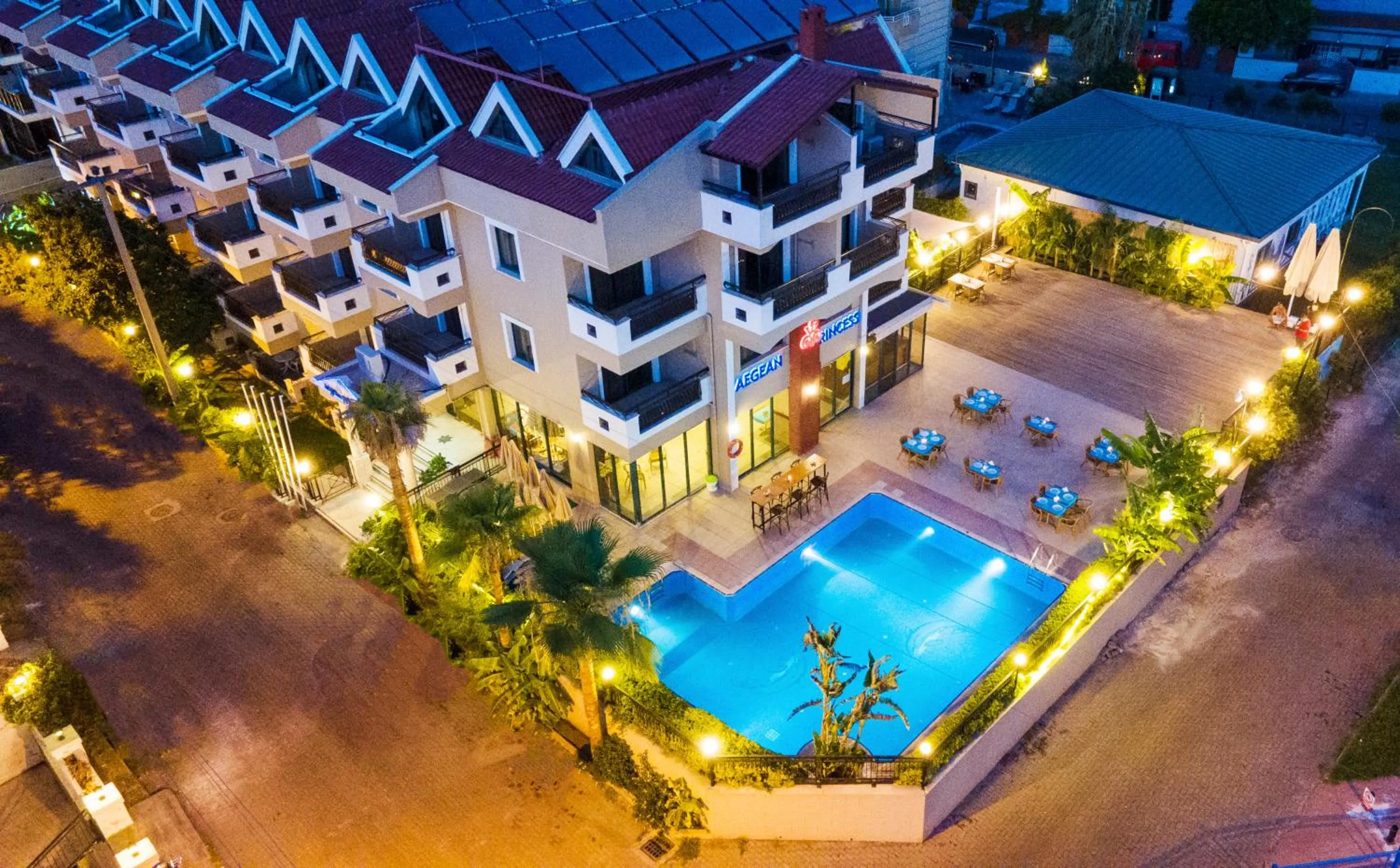 Pool View in Aegean Princess Apartments And Studio