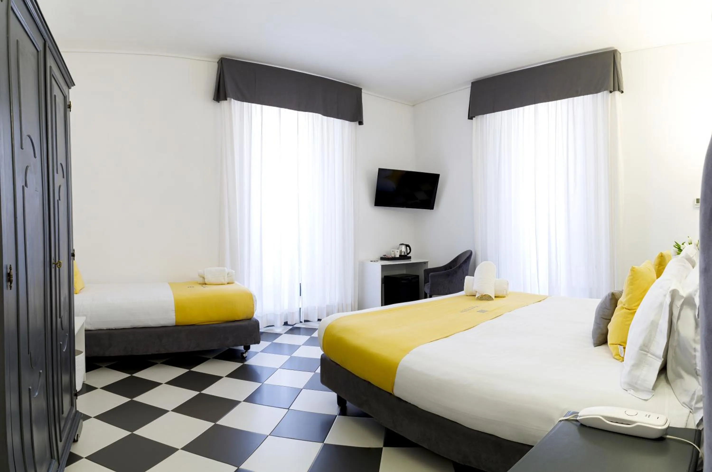 Bed in Hotel Stabia