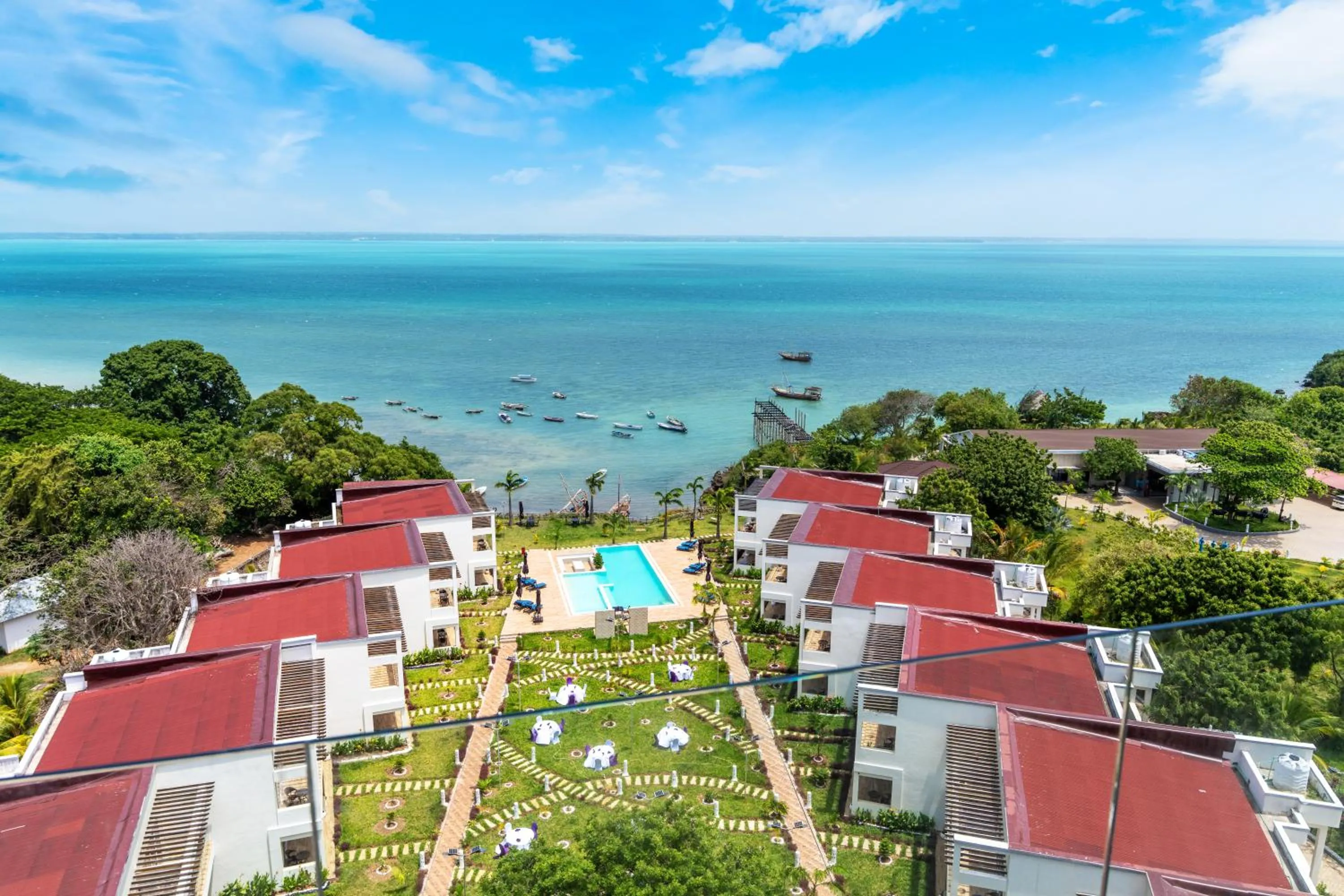 Bird's eye view in Blue Ocean Resort & Residences
