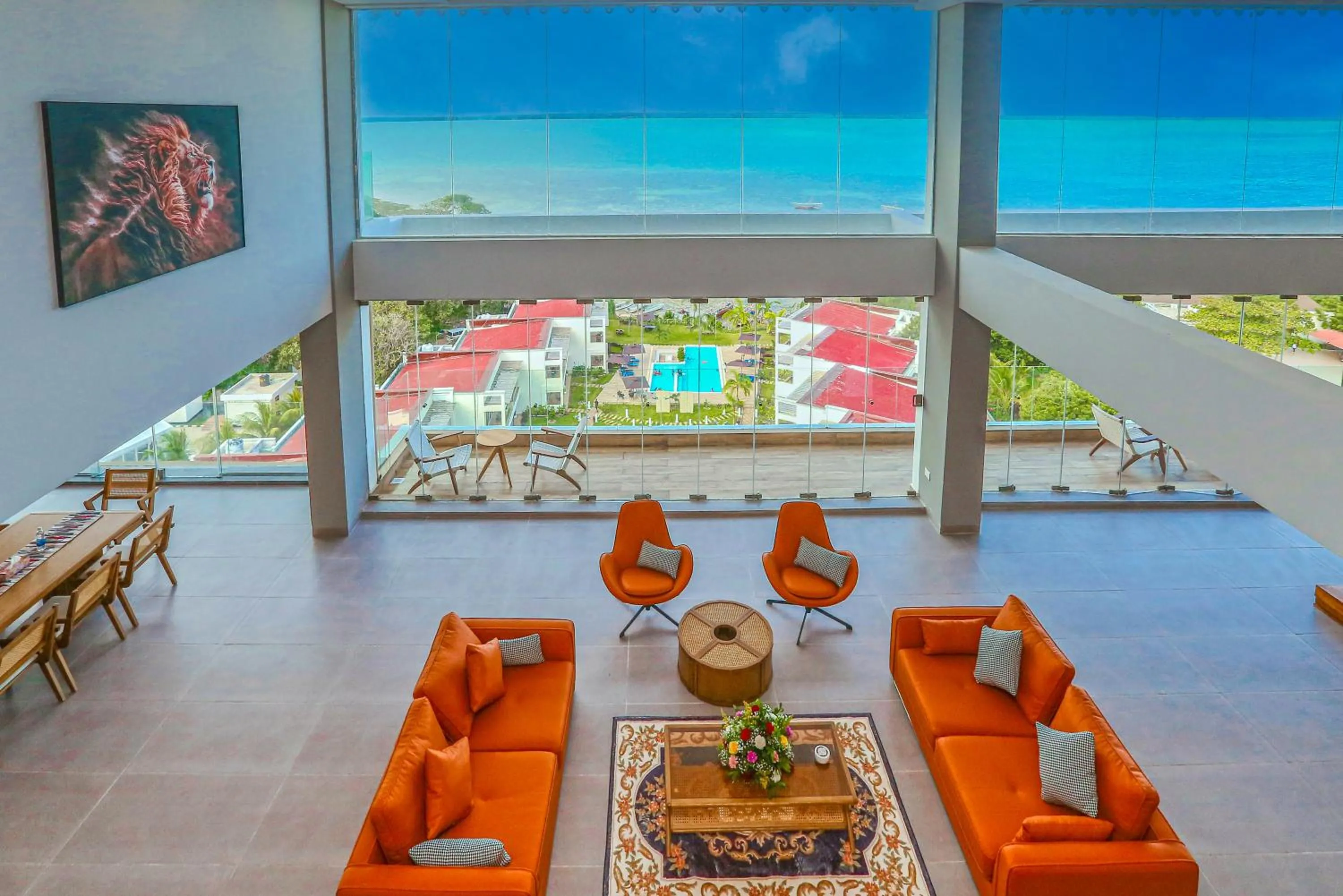Living room in Blue Ocean Resort & Residences