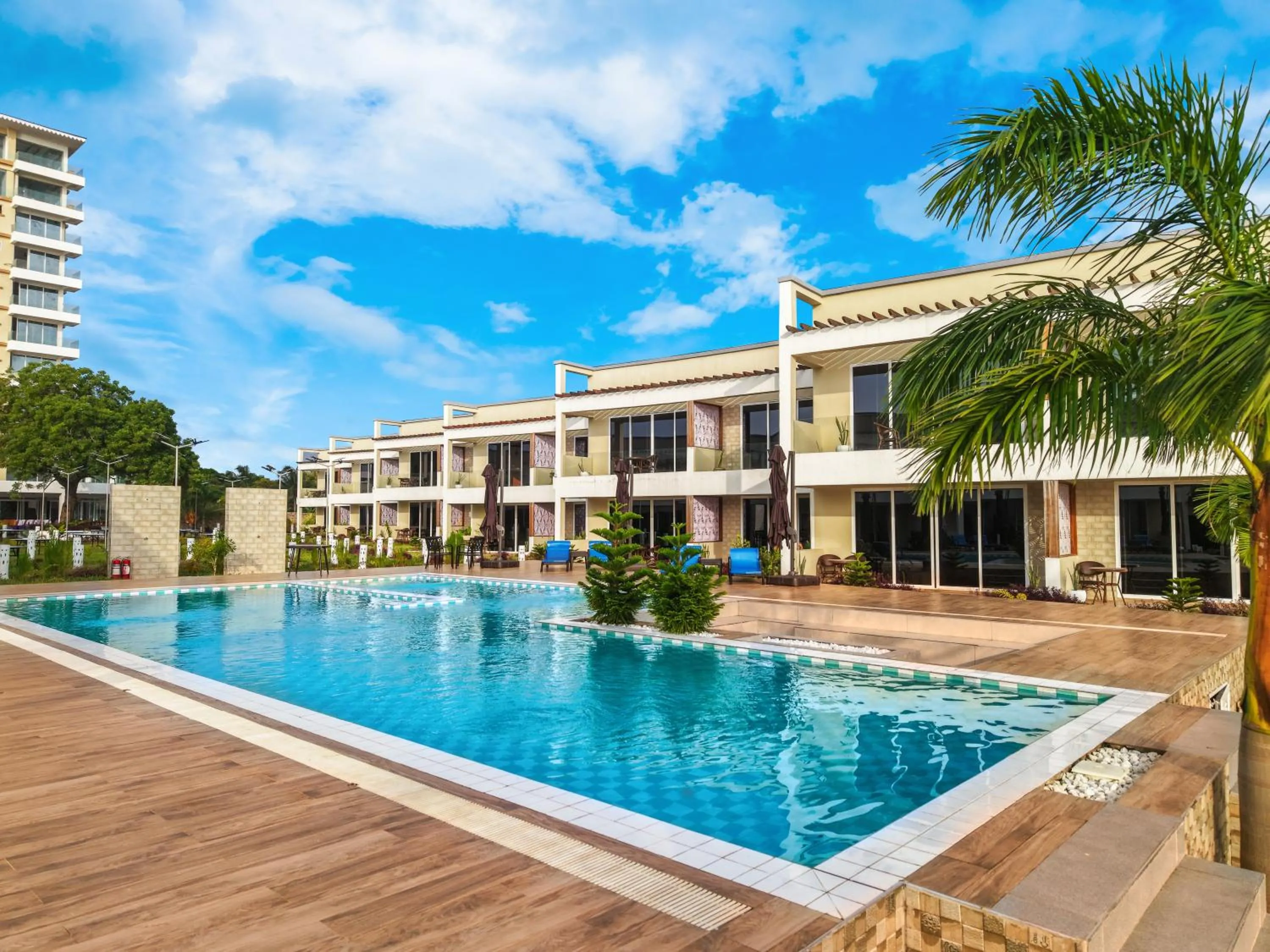 Pool view in Blue Ocean Resort & Residences