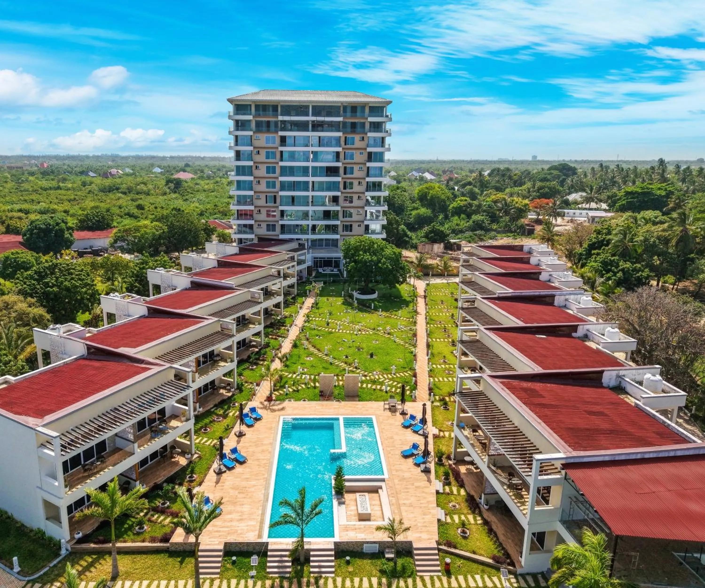 Property building in Blue Ocean Resort & Residences