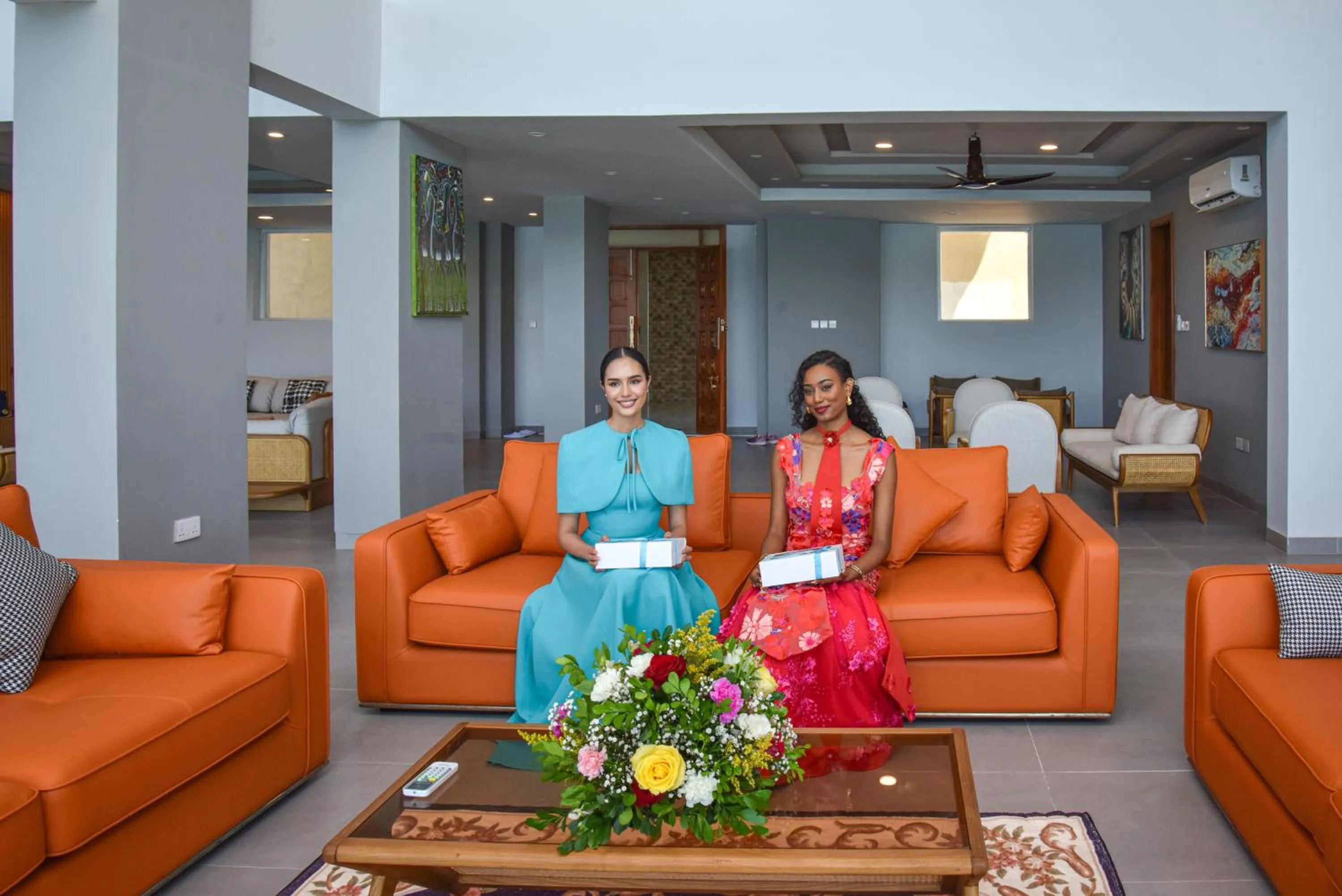 Living room in Blue Ocean Resort & Residences