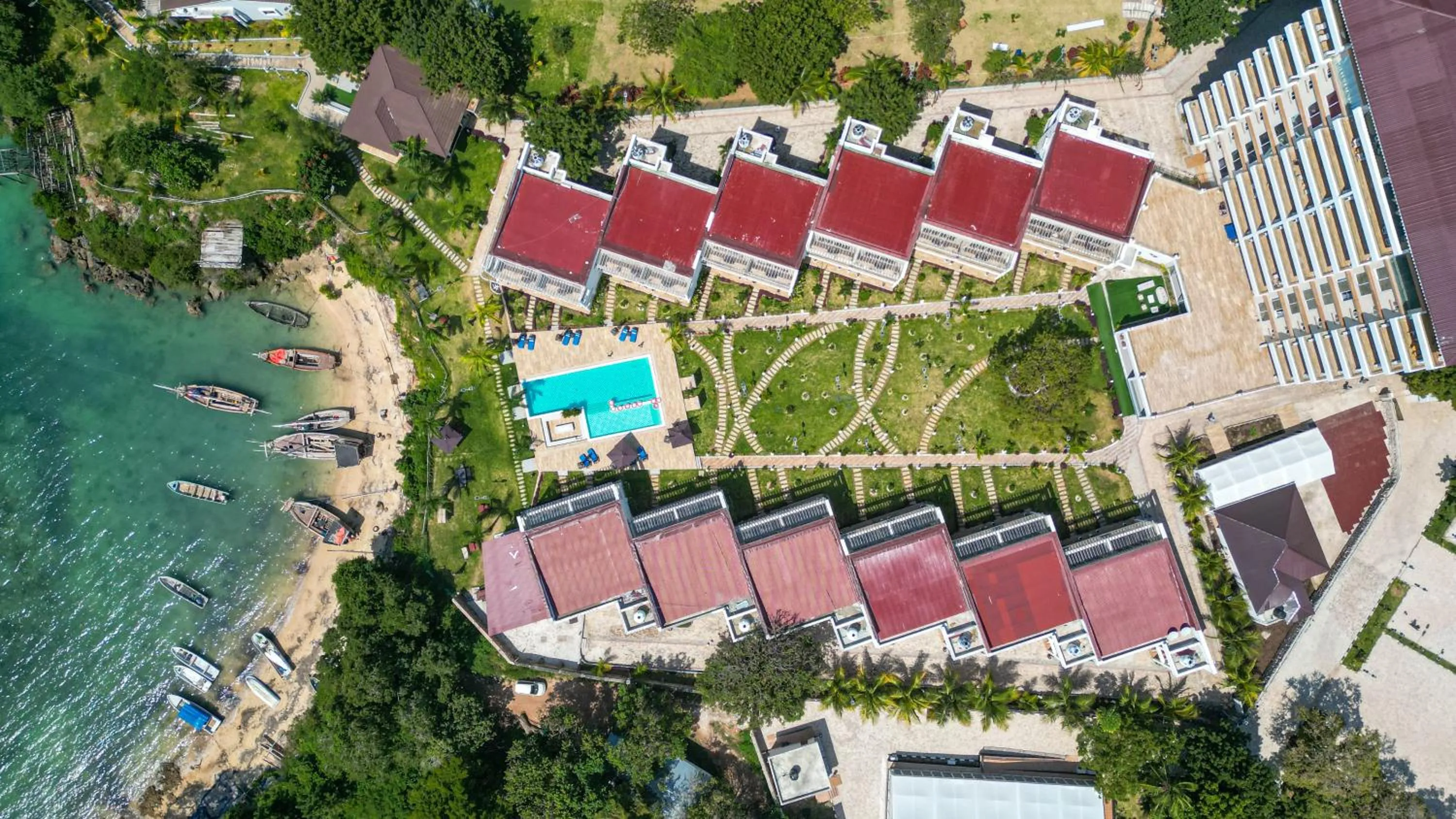 Bird's eye view in Blue Ocean Resort & Residences