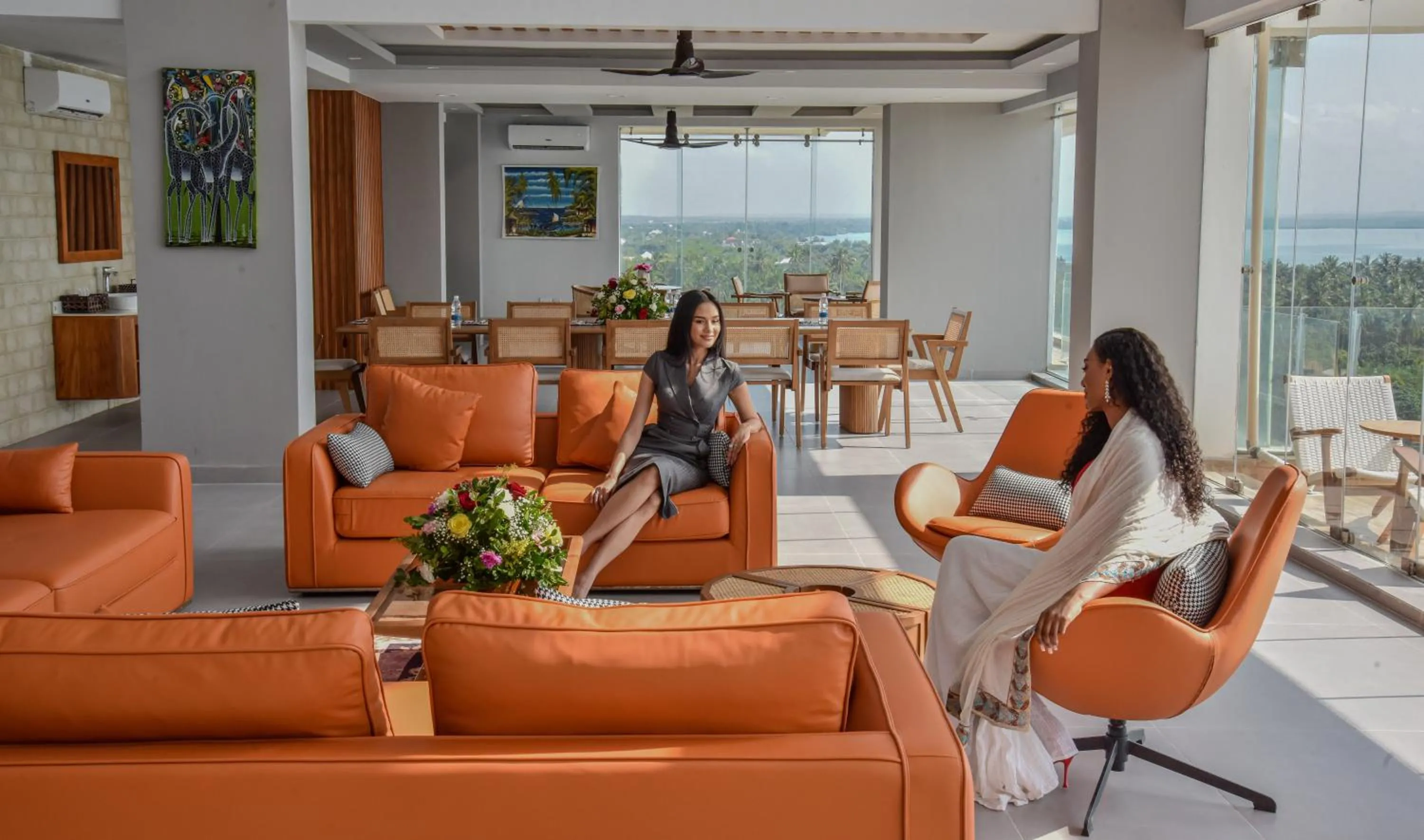 Living room in Blue Ocean Resort & Residences
