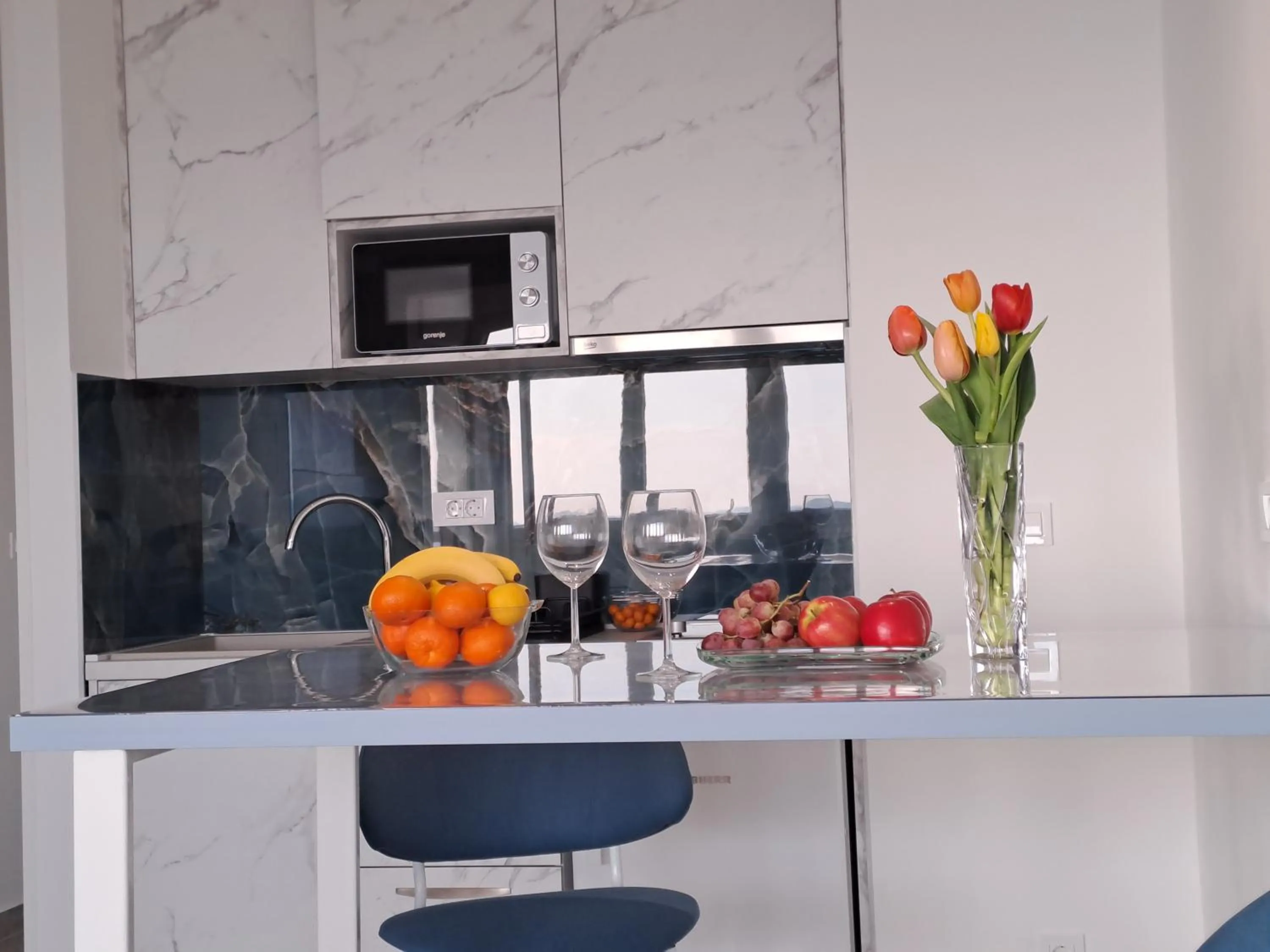 Kitchen or kitchenette in Sea View Apartment 4 You in Split