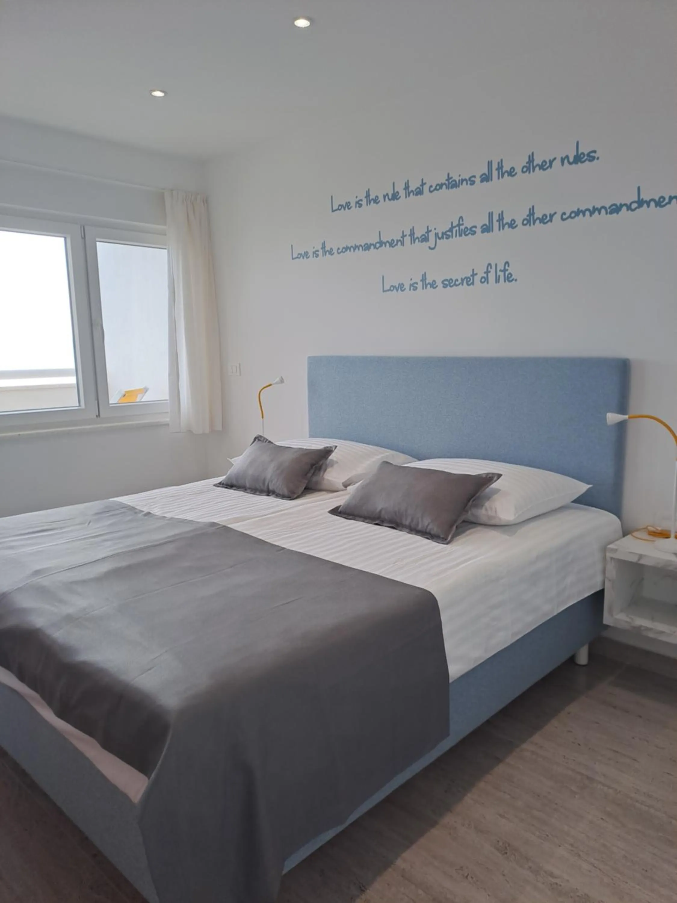 Bedroom, Bed in Sea View Apartment 4 You in Split