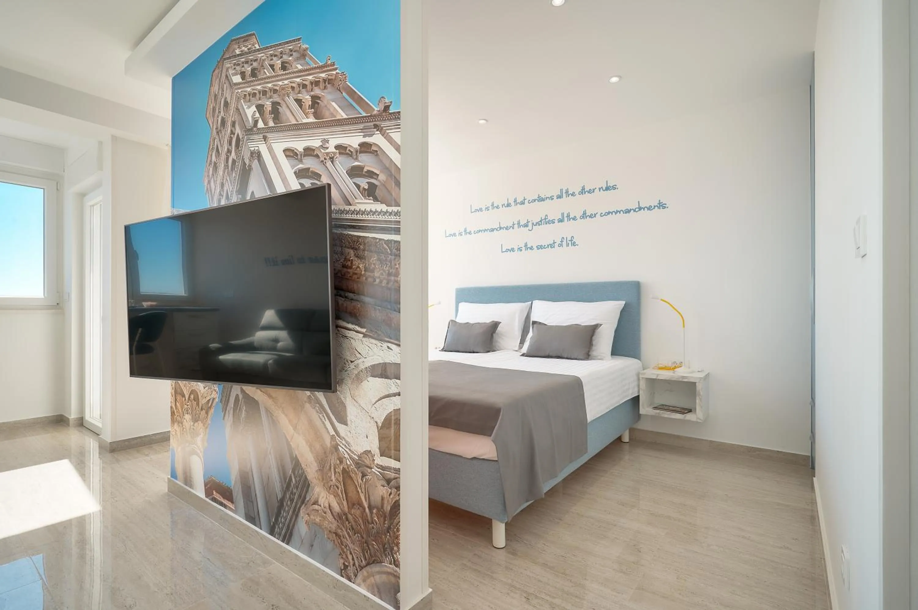 Bed in Sea View Apartment 4 You in Split