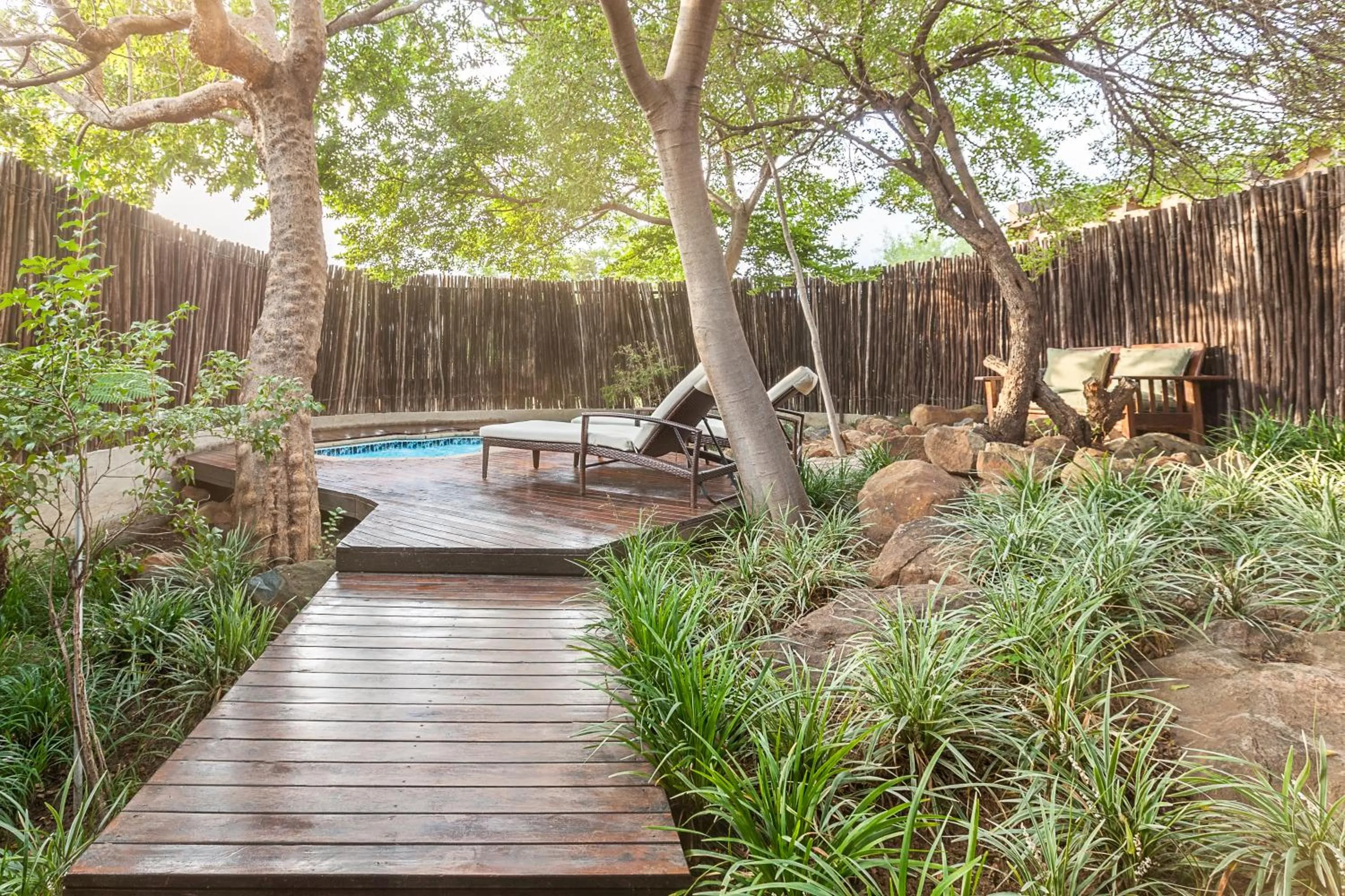 Patio in Riverstone Lodge