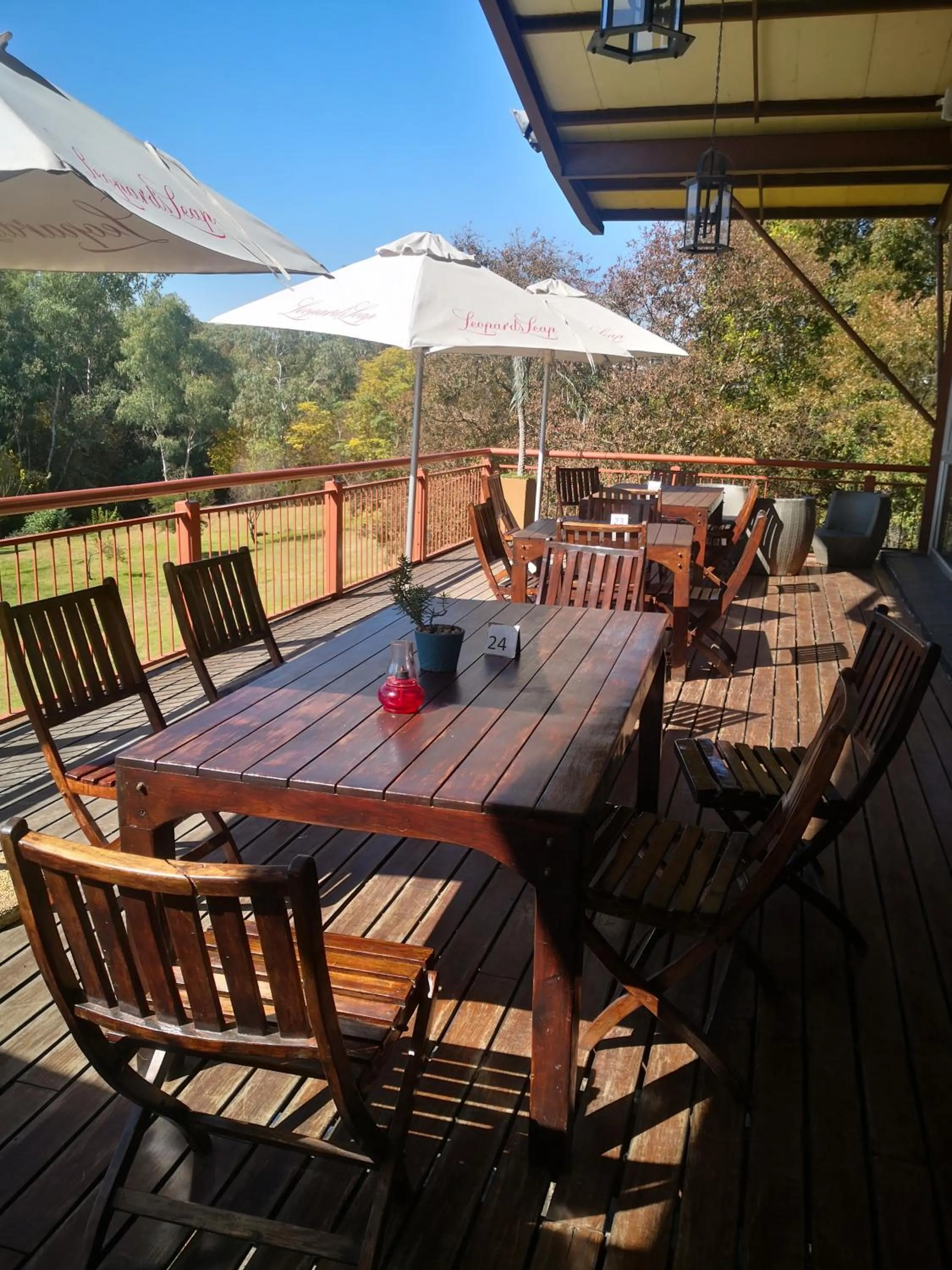 Restaurant/places to eat in Riverstone Lodge