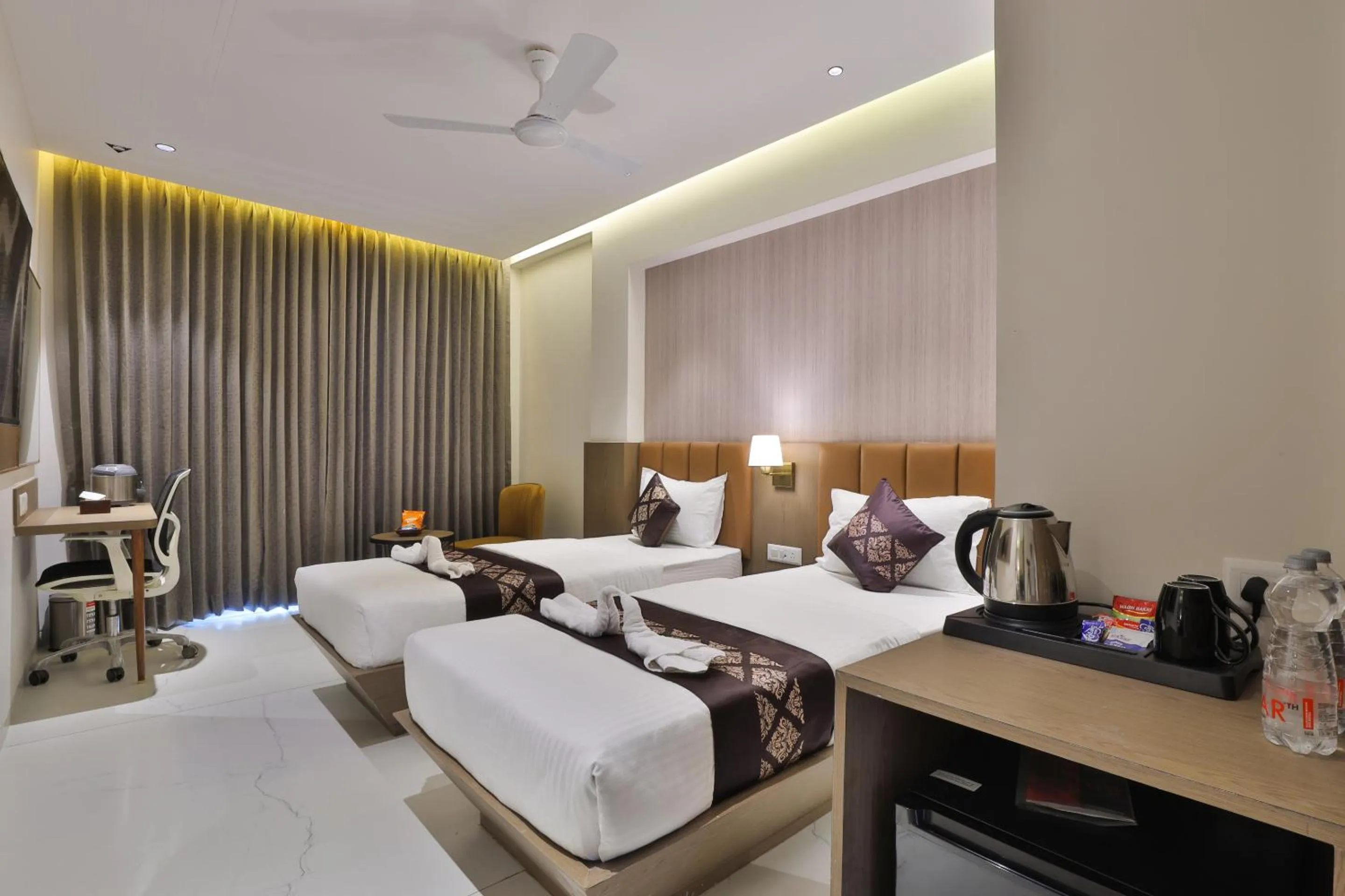 Bed in Hotel Bawa Inn