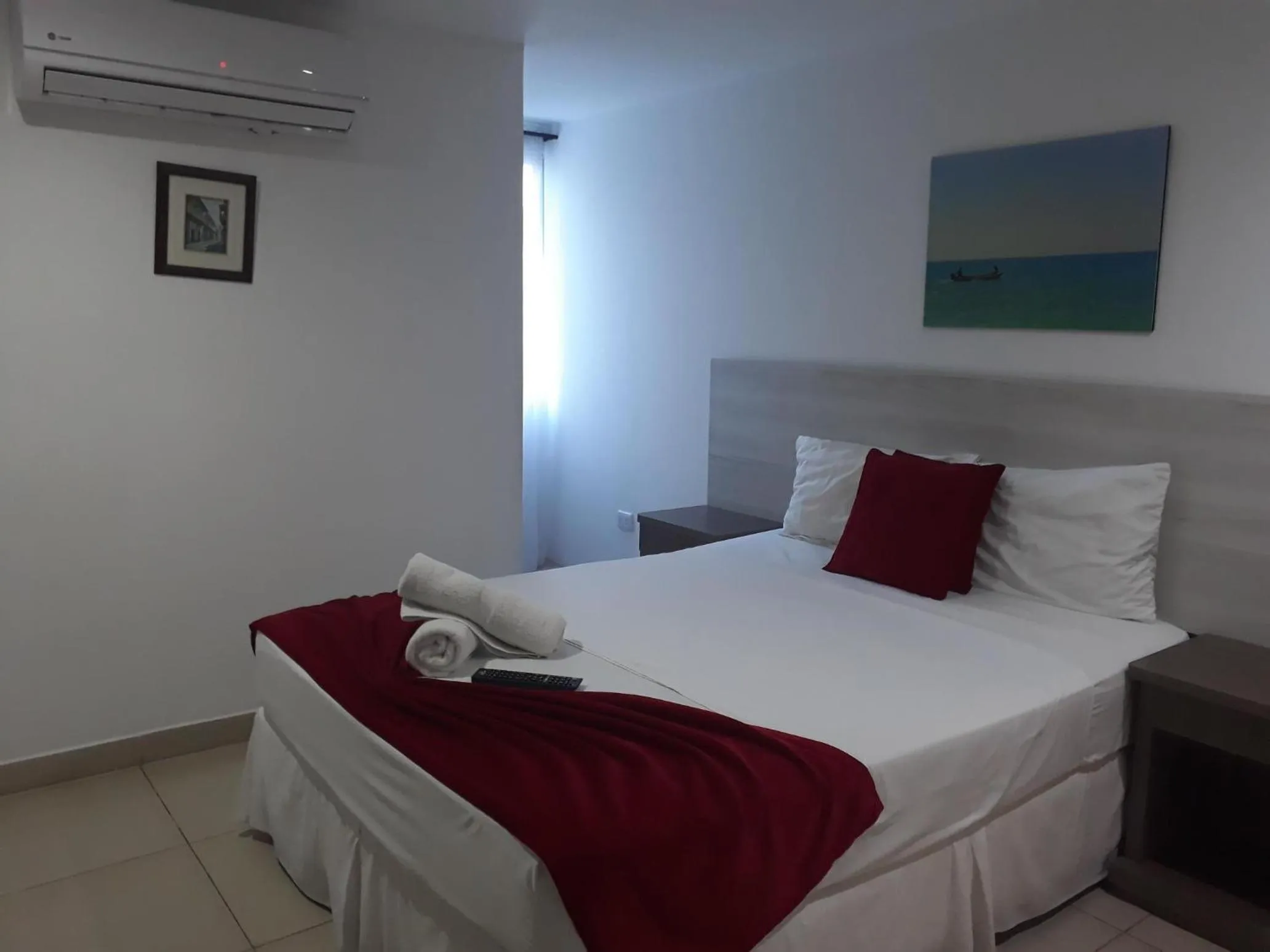 Photo of the whole room, Bed in Mintaka Hotel + Lounge