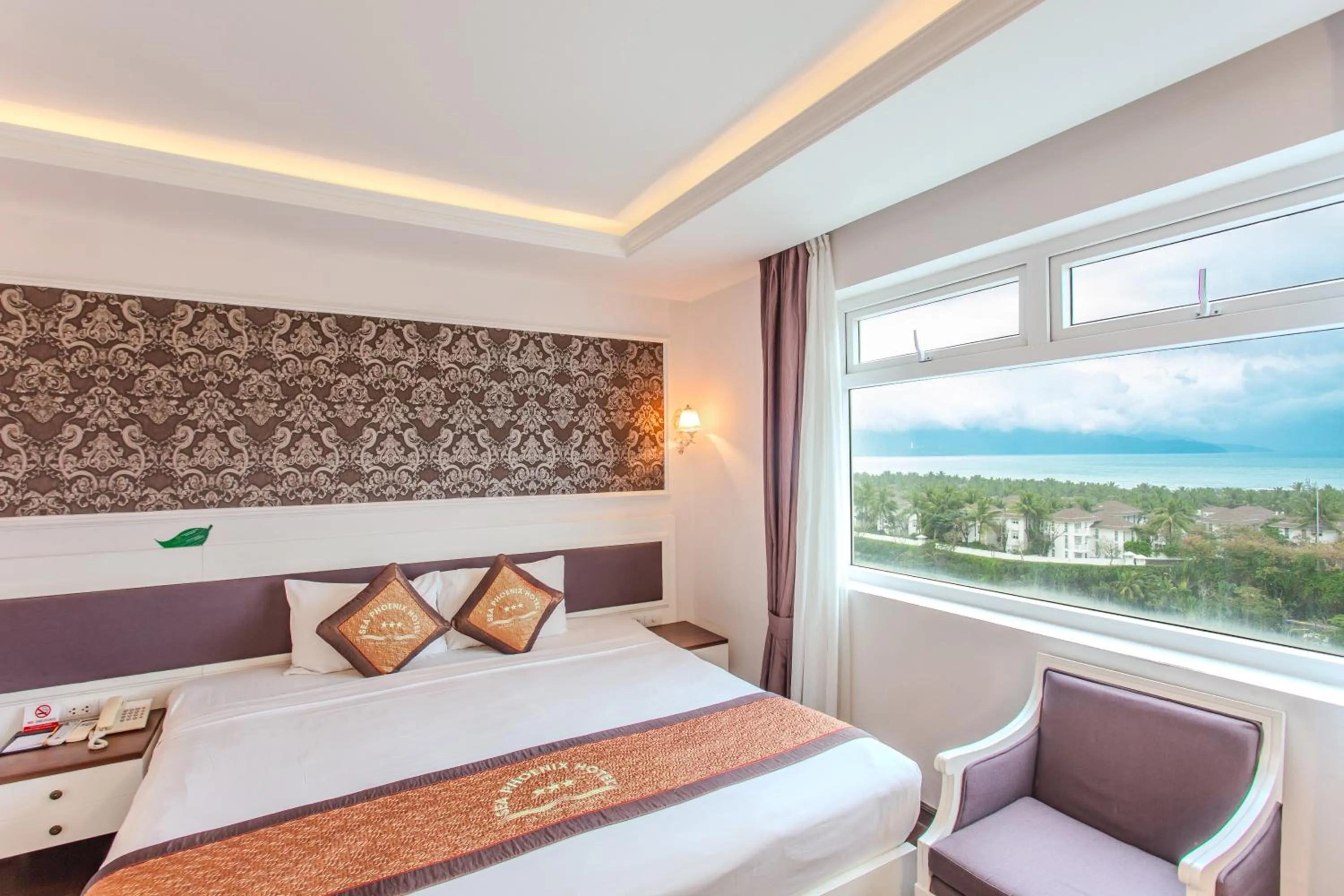 View (from property/room), Bed in Sea Phoenix Hotel Da Nang