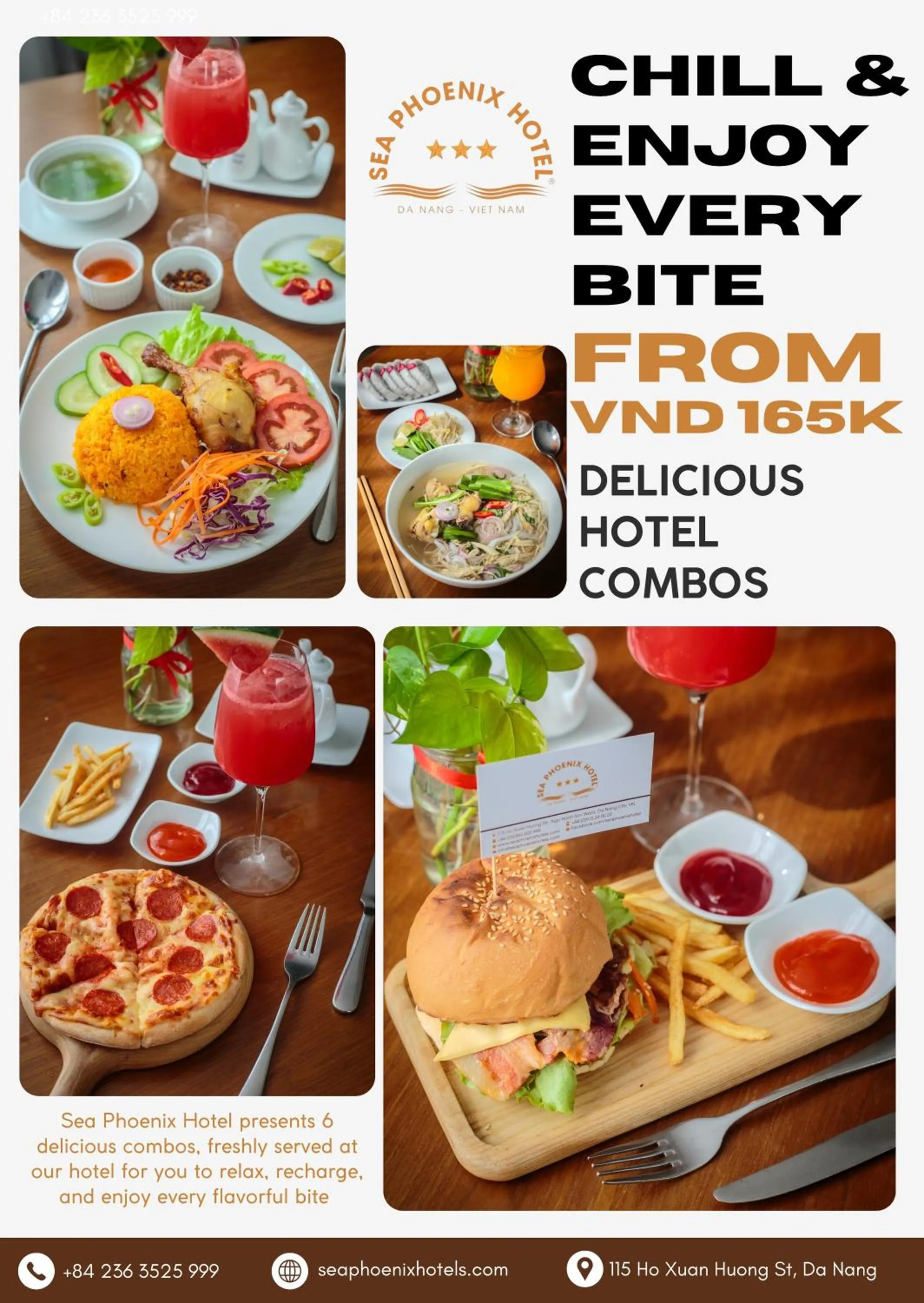 Food and drinks in Sea Phoenix Hotel Da Nang