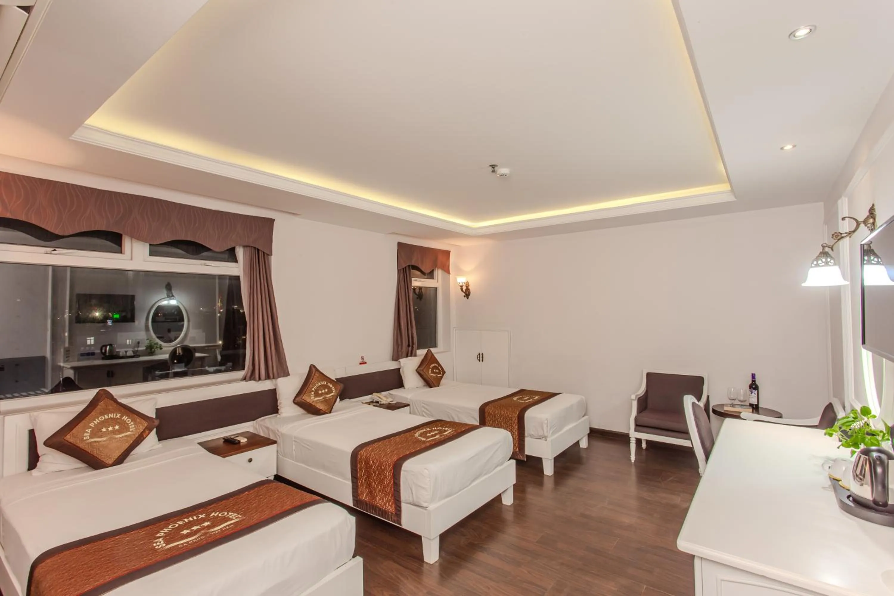 Bed in Sea Phoenix Hotel Da Nang