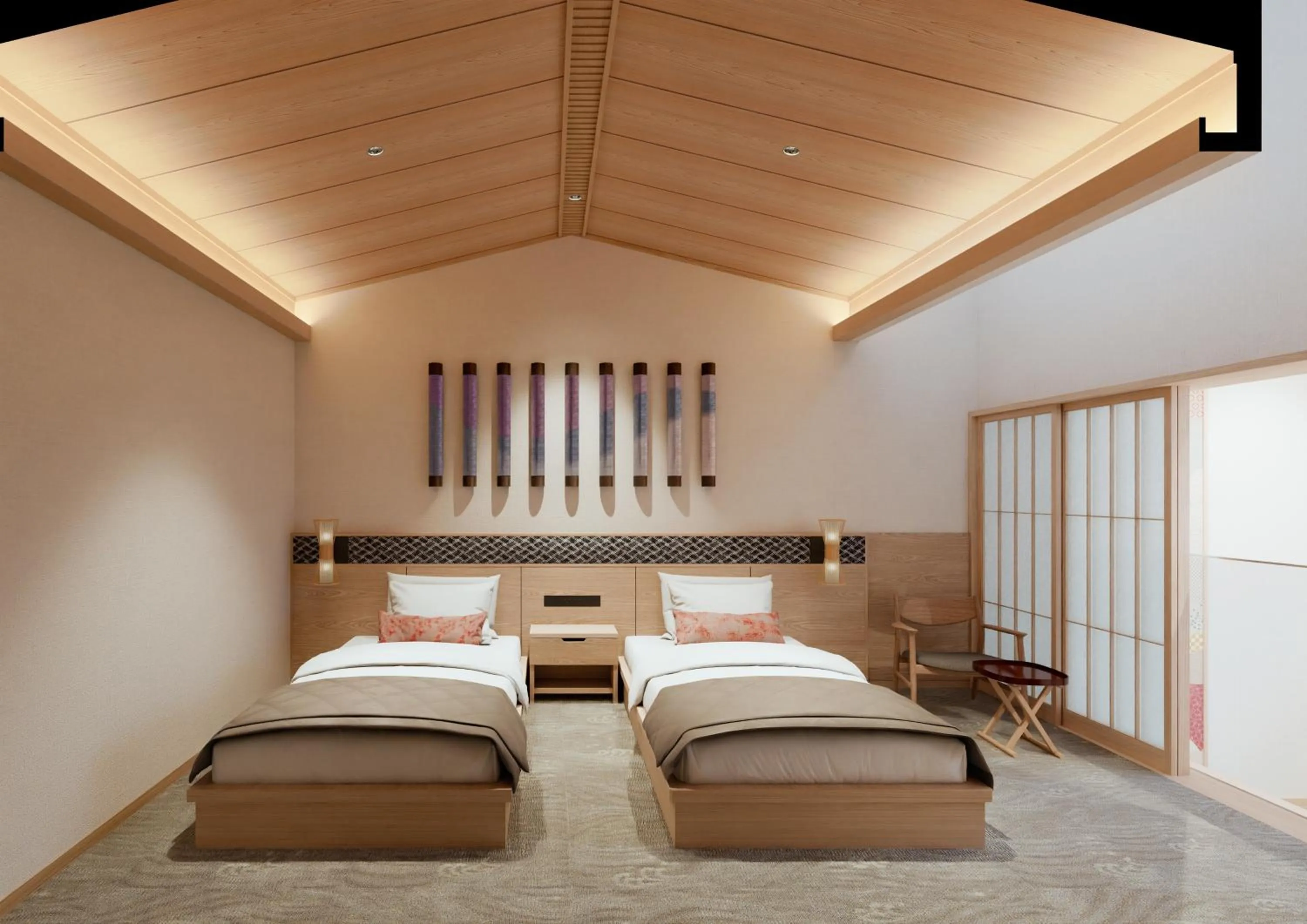 Bedroom, Bed in ABBA Resorts Izu - Zagyosoh