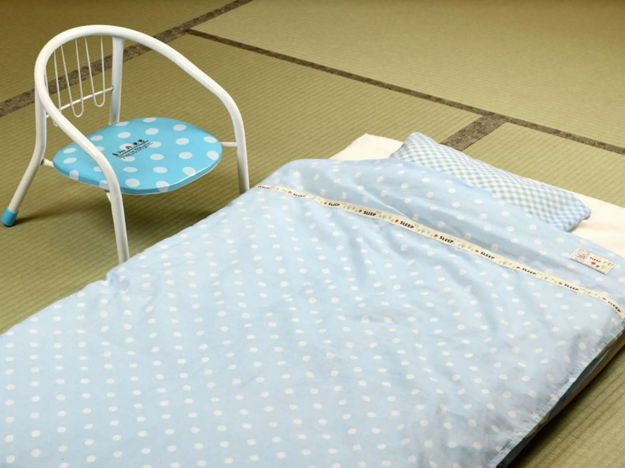 Bed in Harumiya Ryokan