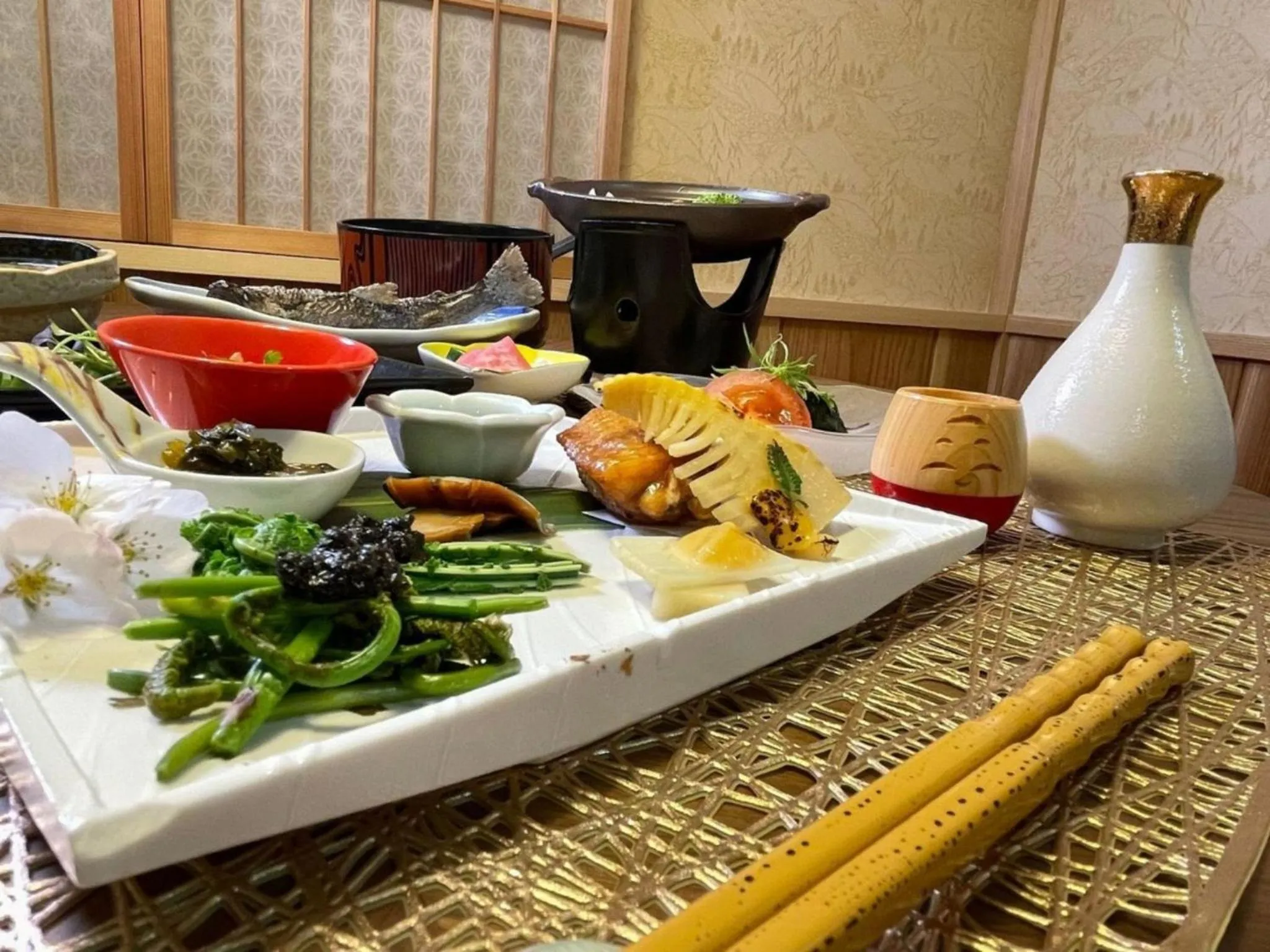 Meals in Harumiya Ryokan