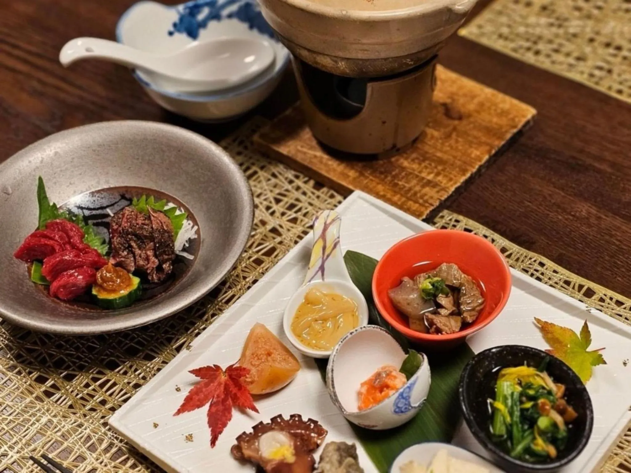 Meals in Harumiya Ryokan