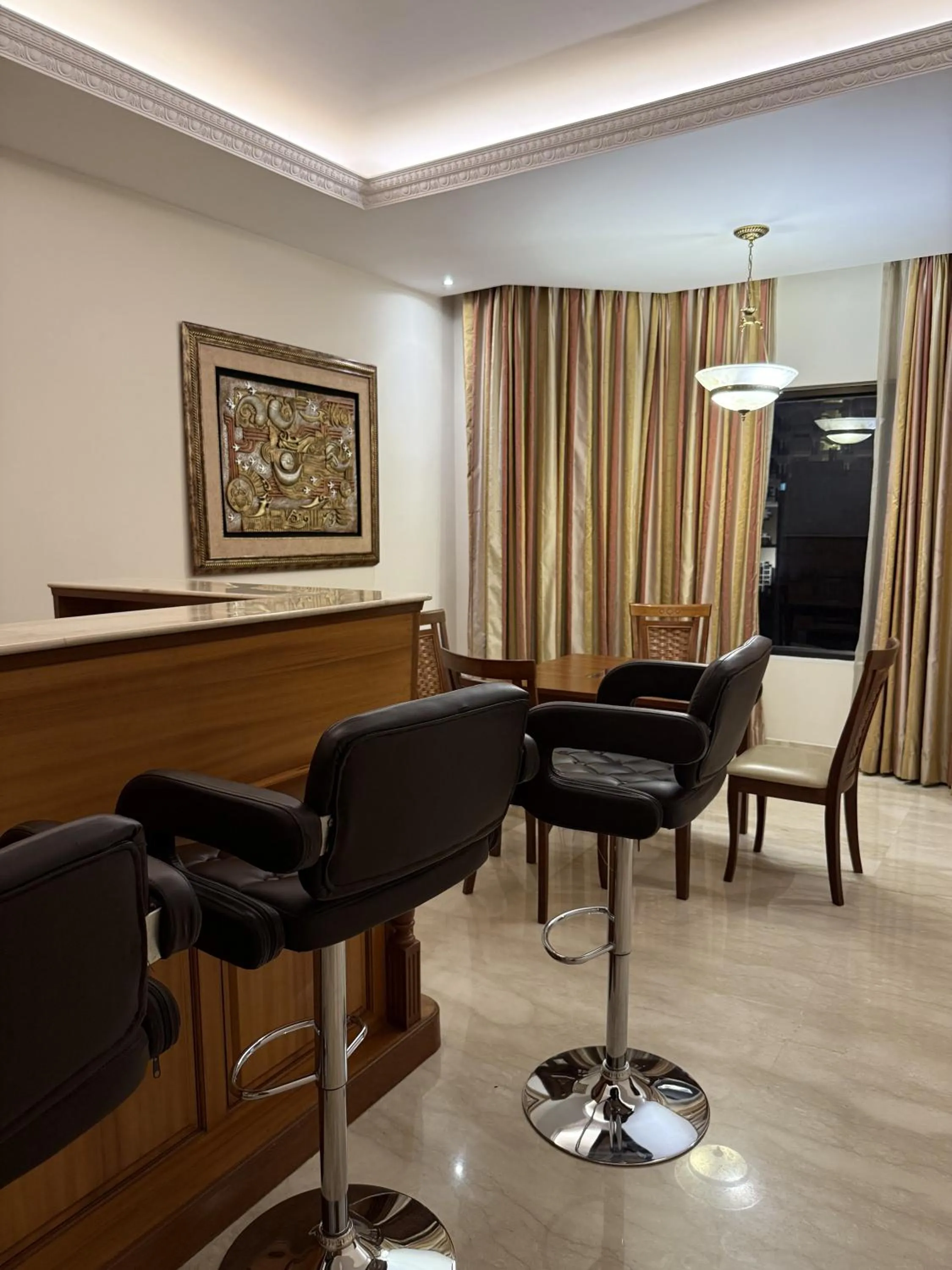 Seating area in Cenneys Gateway - Pride of Salem