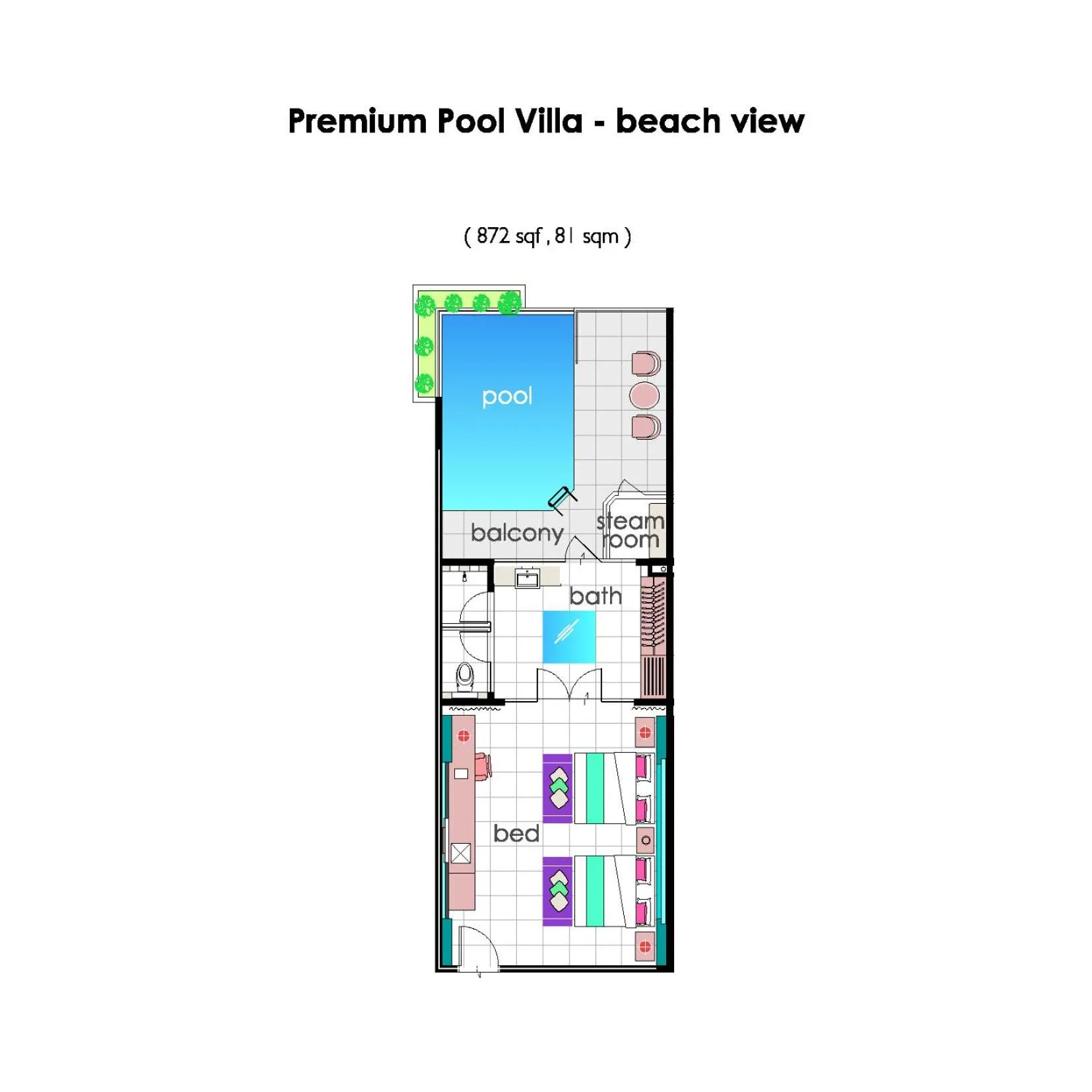 Floor plan in Lexis Hibiscus Port Dickson