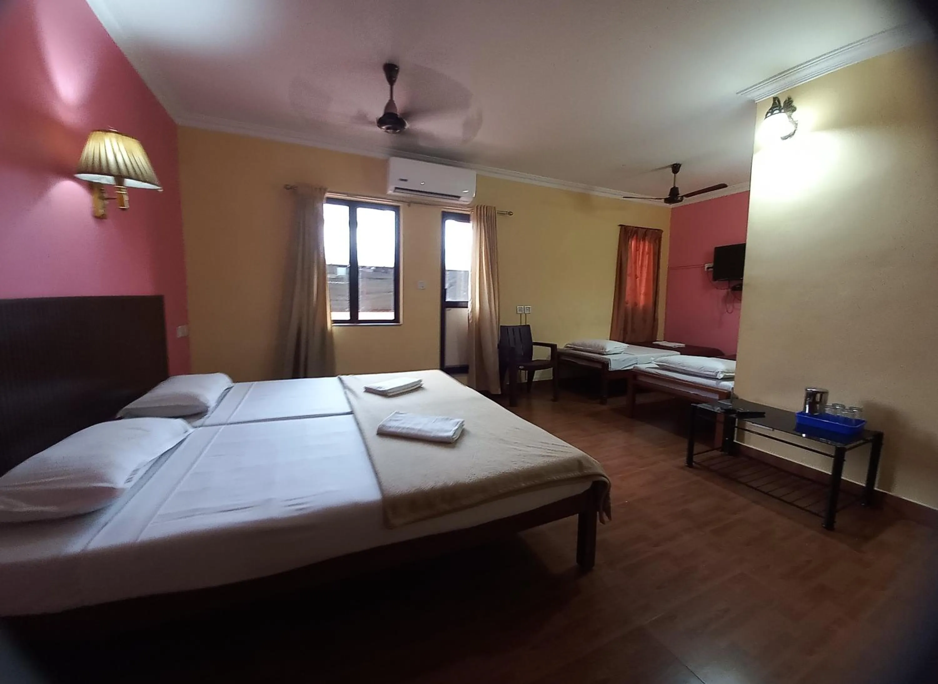 Bedroom, Bed in Hotel Srinivas