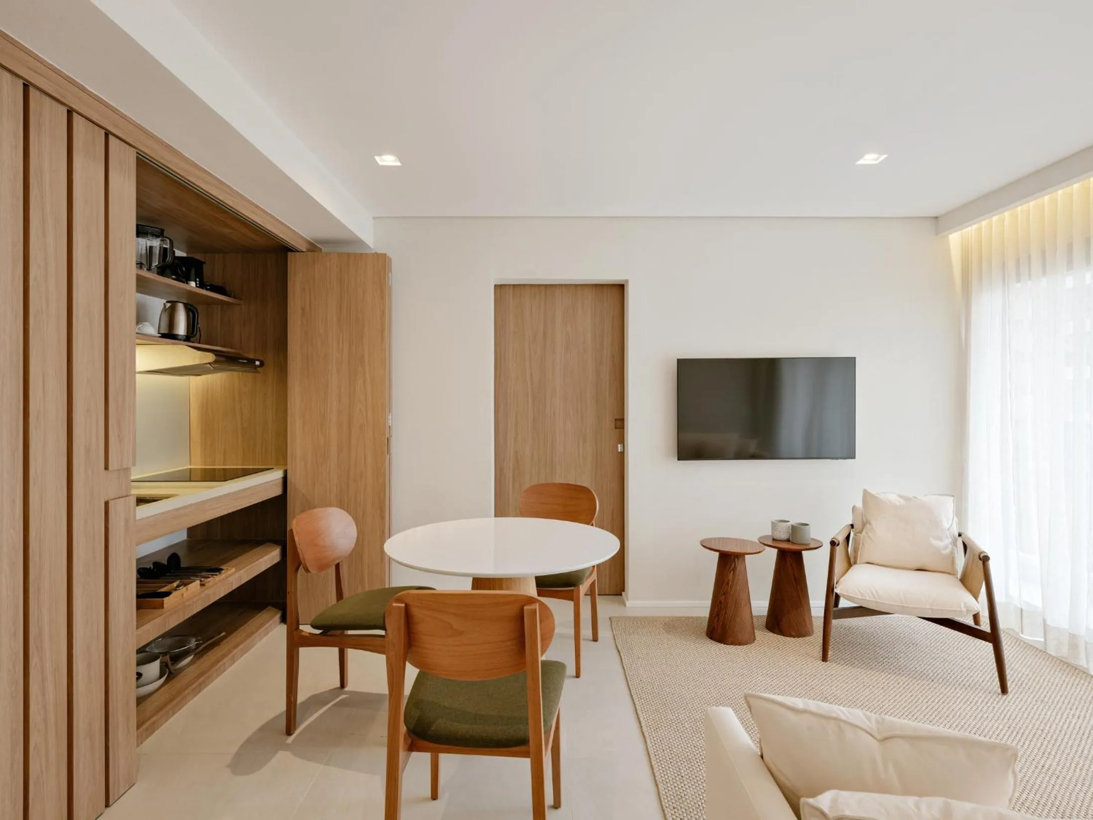 Kitchen or kitchenette, Bed in Aloe Vila Nova Conceição