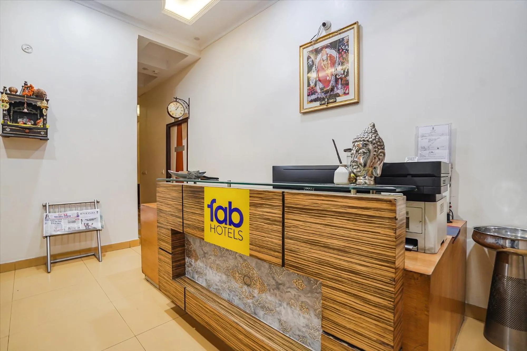 Lobby or reception in FabHotel Rivlet Premium